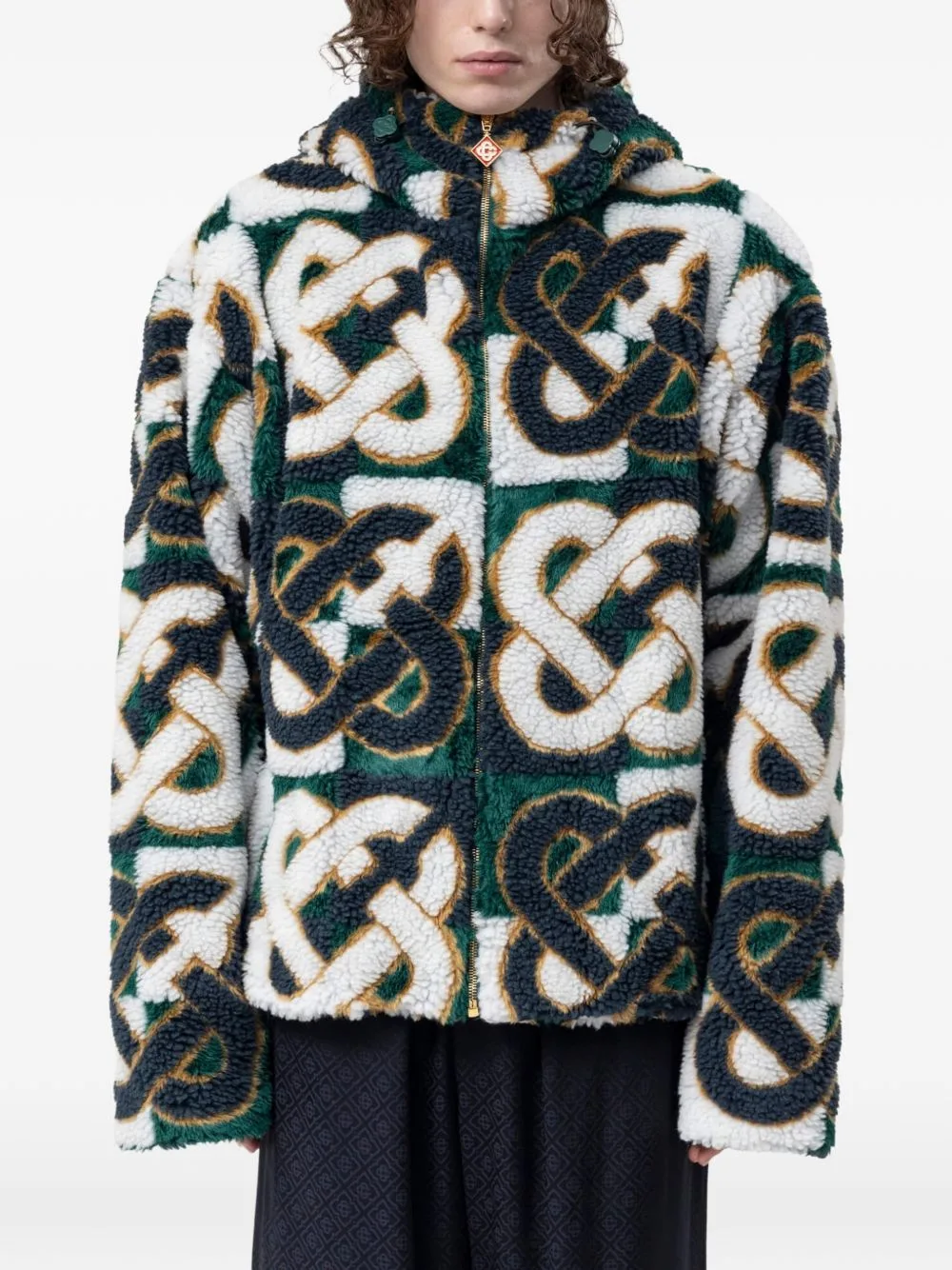 Monogram Fleece Jacket by Casablanca