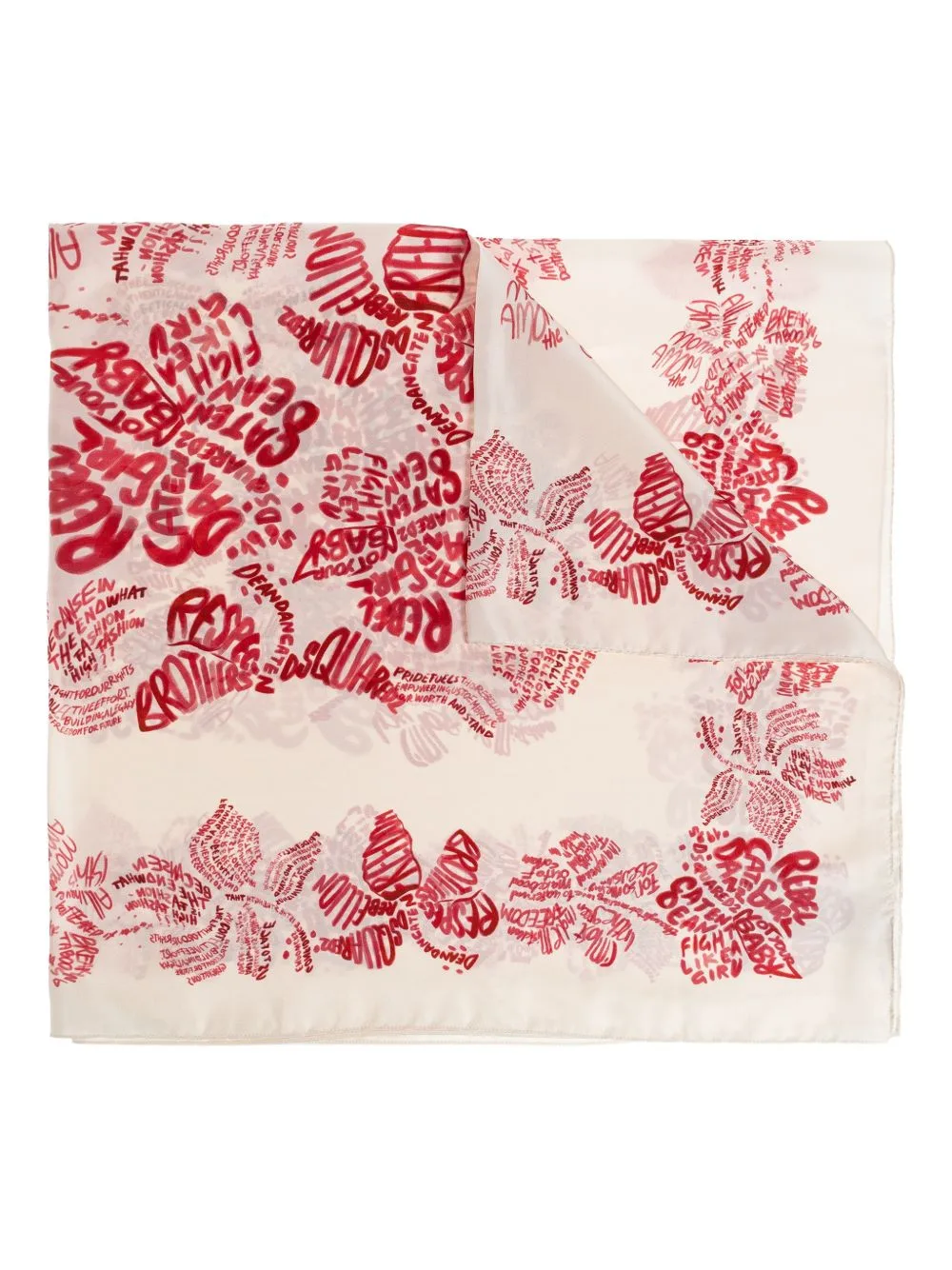 Floral-Print Silk Scarf by DSQUARED2