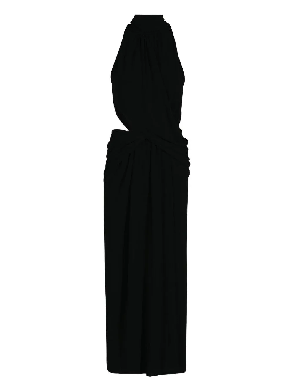 Retro Drape Maxi Dress by Johanna Ortiz