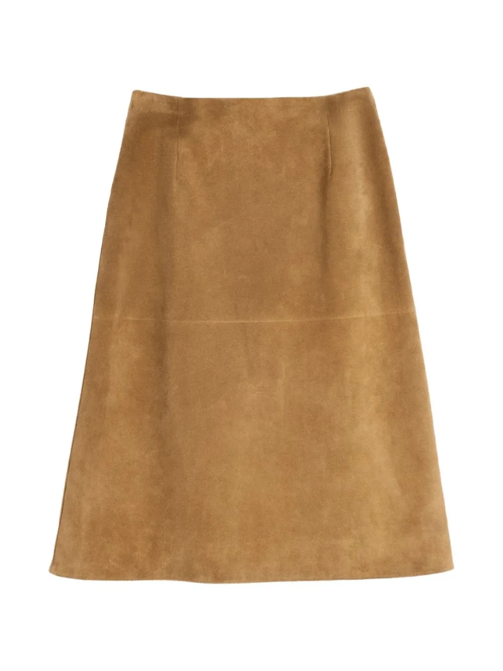 Suede A-Line Skirt by Jil Sander
