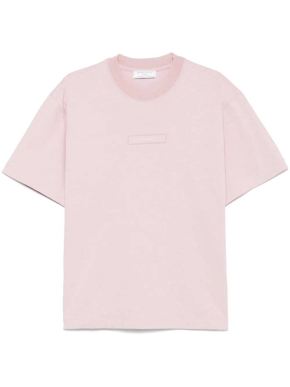 Binary-Embroidered T-Shirt by Société Anonyme