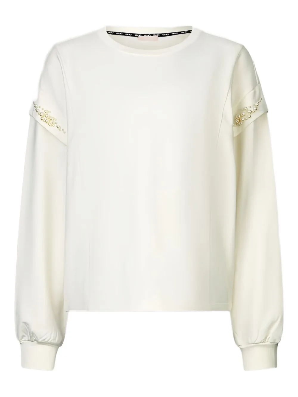 Pearl-Embellished Sweatshirt by LIU JO