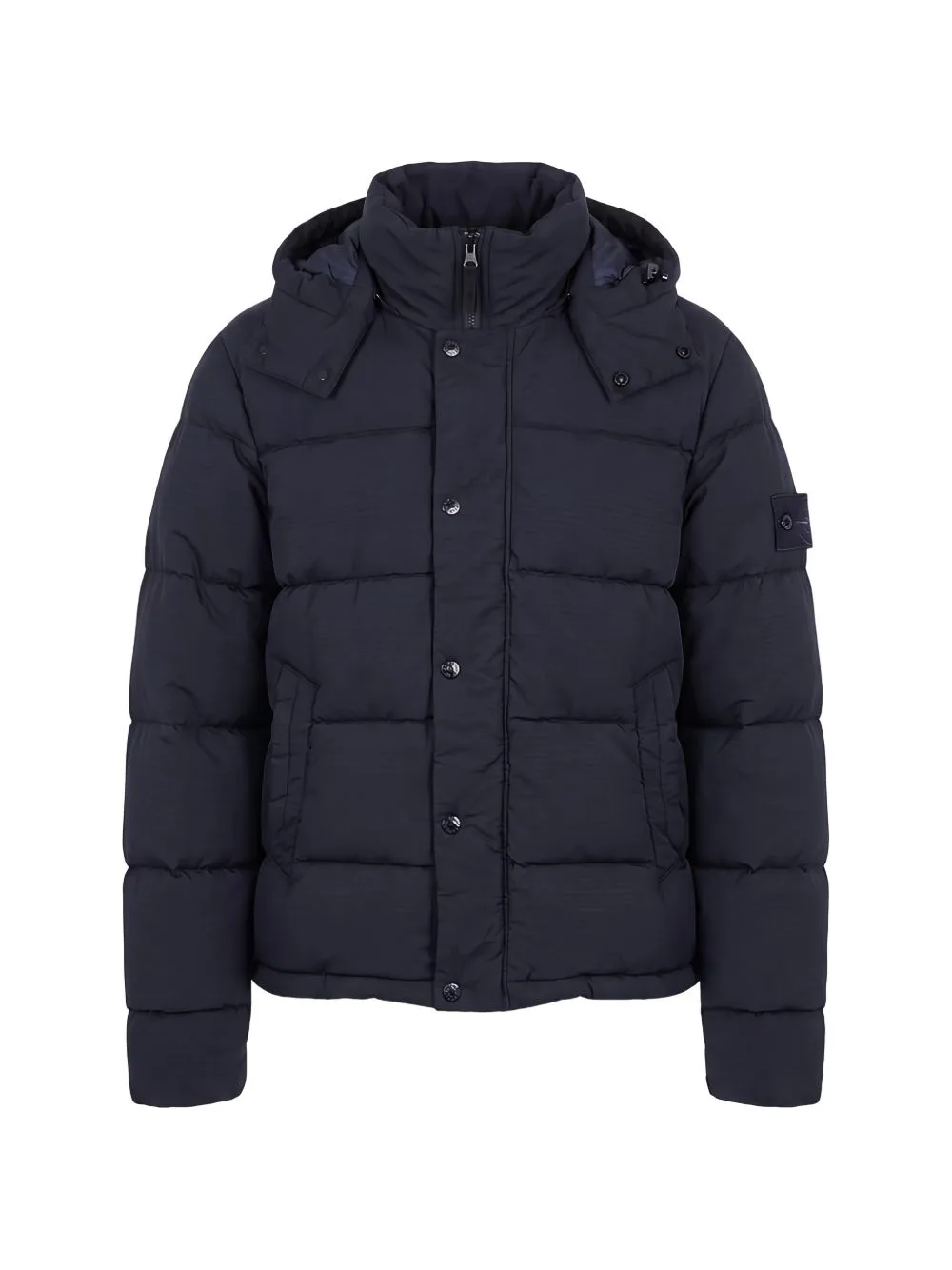Wool ripstop-TC S.I. Ghost Down Jacket by Stone Island