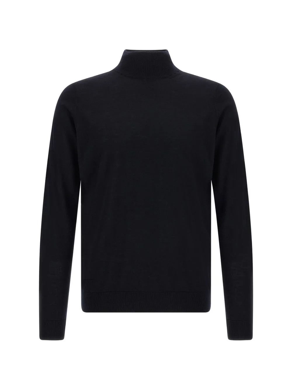 Mock-Neck Wool Sweater by Lazare Studio