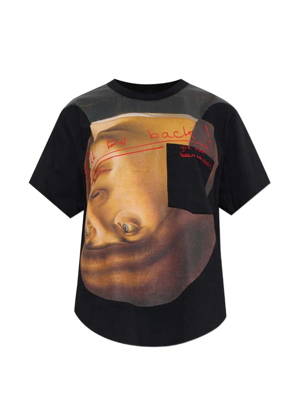 Upside Down Head Graphic-Print Chest-Pocket T-Shirt by Vivienne Westwood