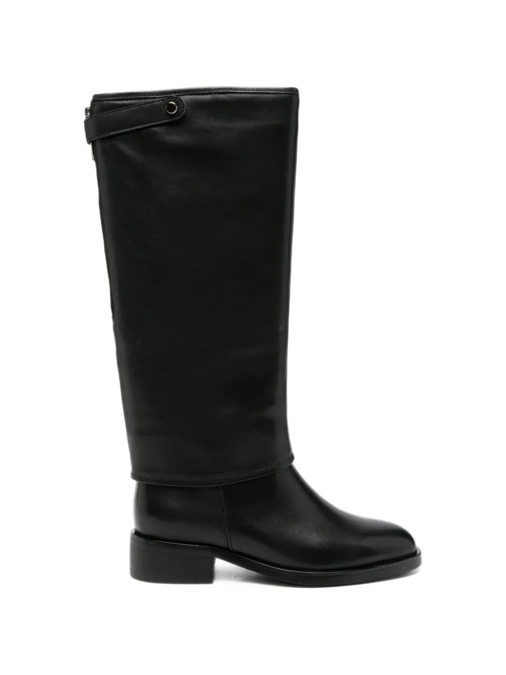 Fold-Over Zip-Fastening Boots by LINDA BAUMANN