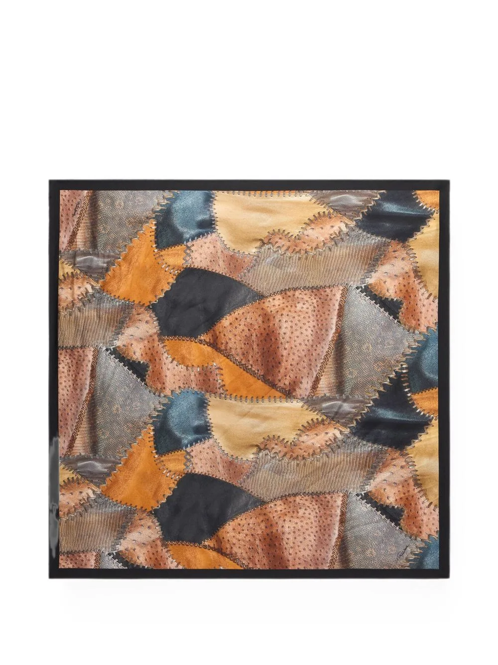 Patchwork-Print Scarf by Roberto Cavalli