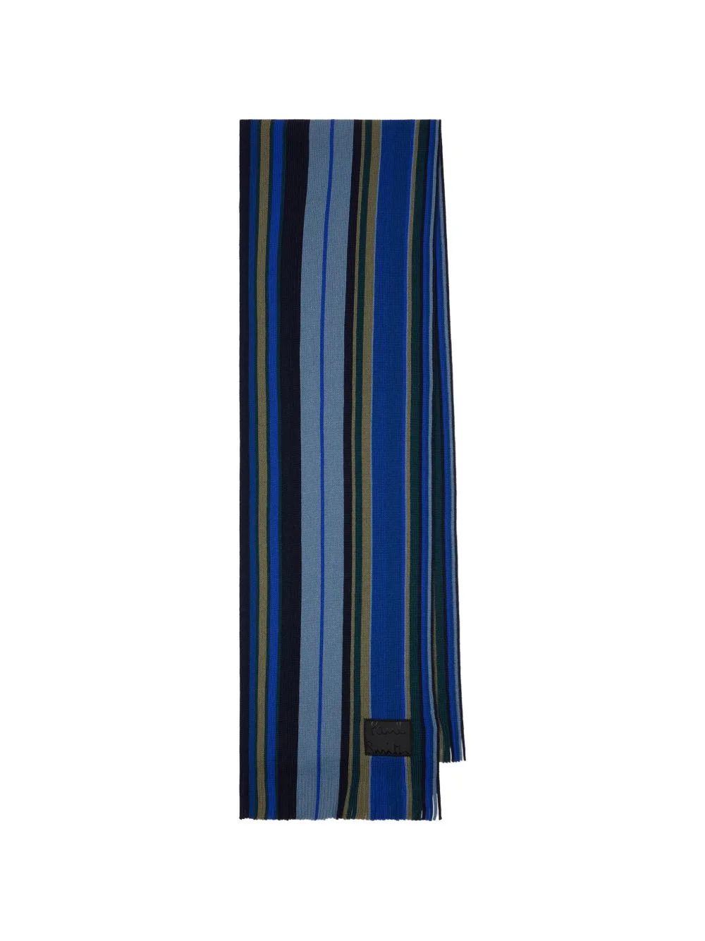 Twisted-Stripe Wool Scarf by Paul Smith