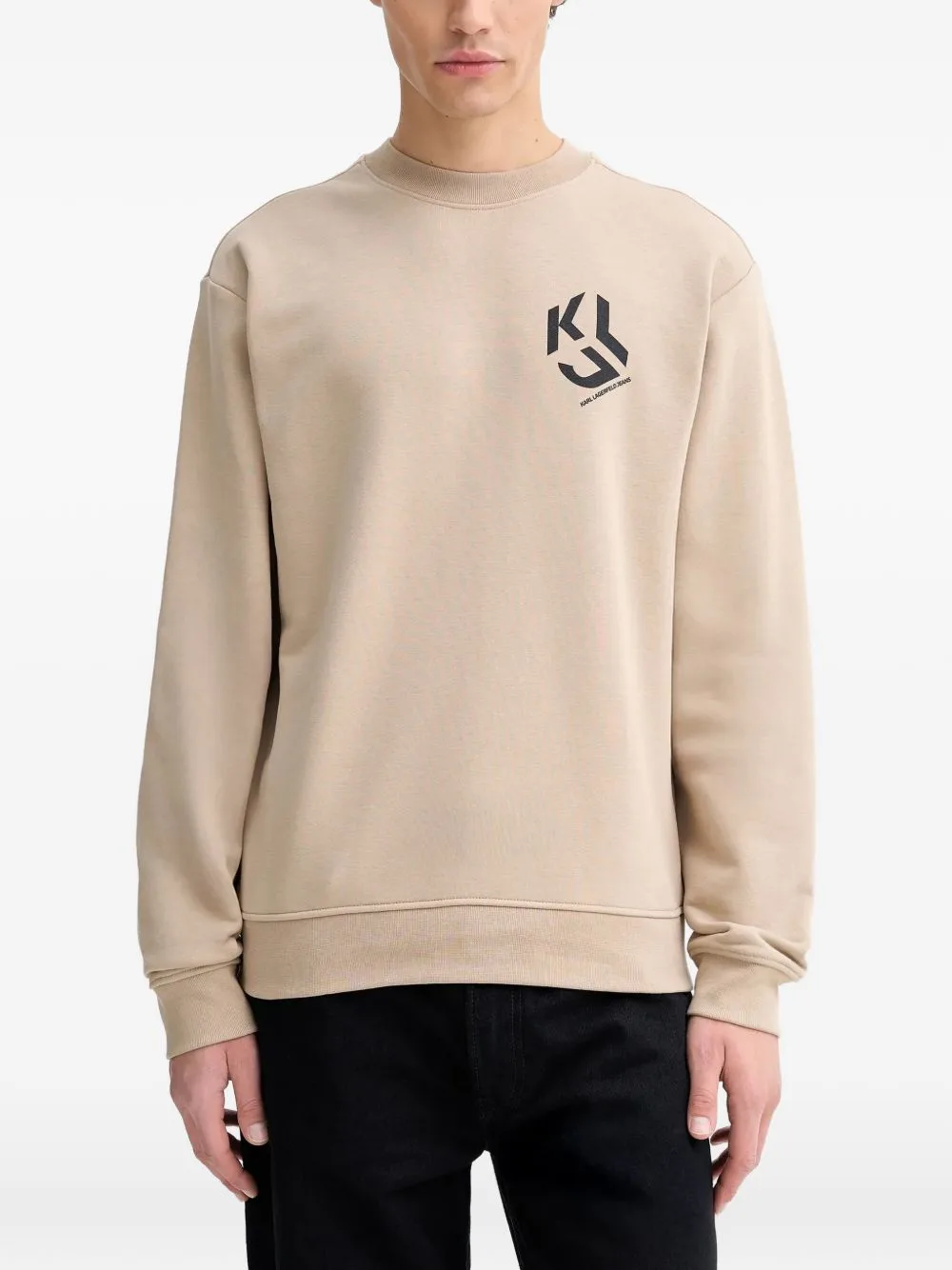 Monogram Patch Sweatshirt by Karl Lagerfeld Jeans