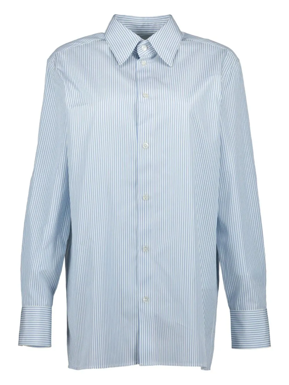 Striped Cotton Shirt by Saint Laurent