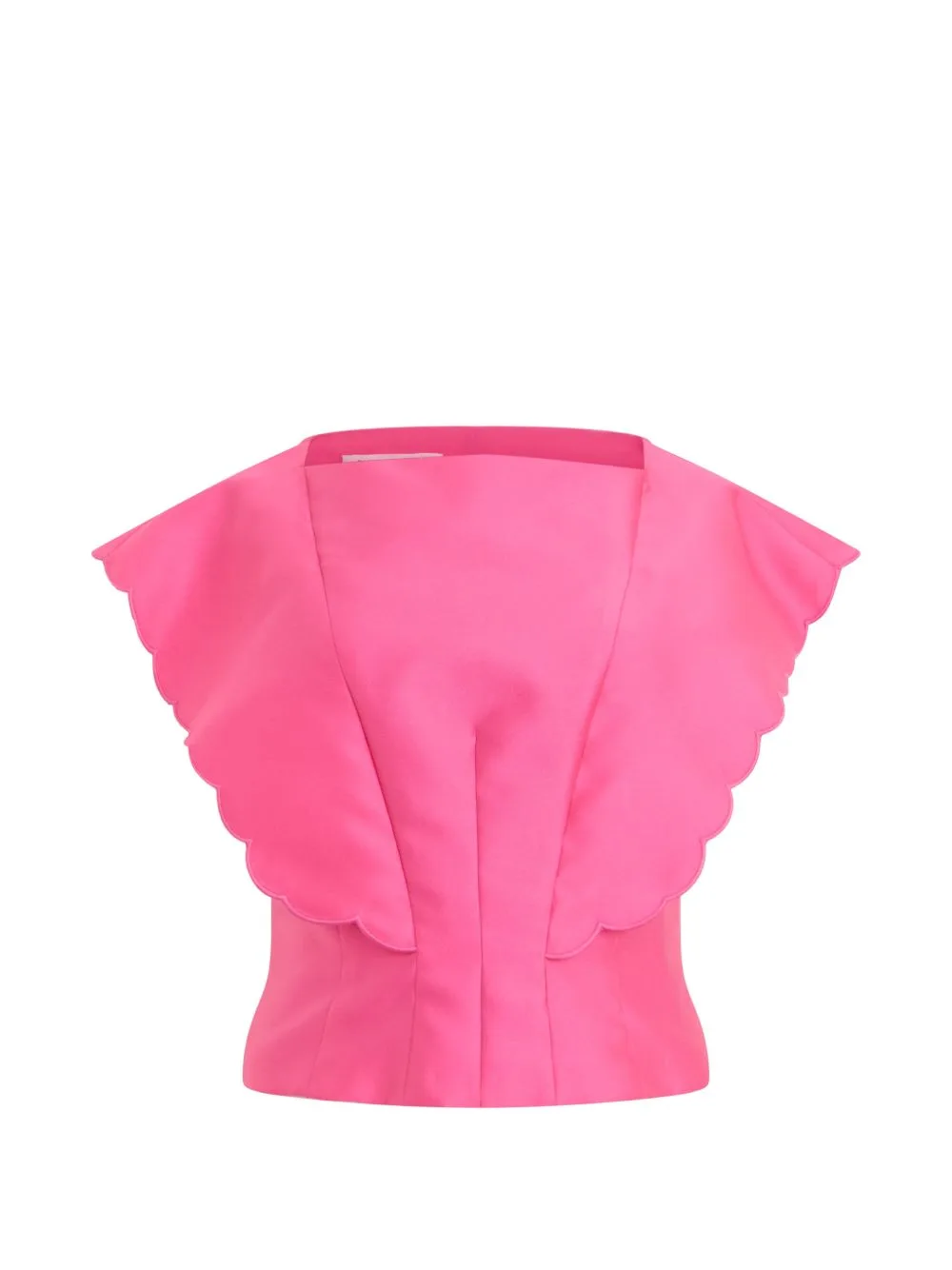 Scalloped-Edge Cropped Top by Philosophy Di Lorenzo Serafini