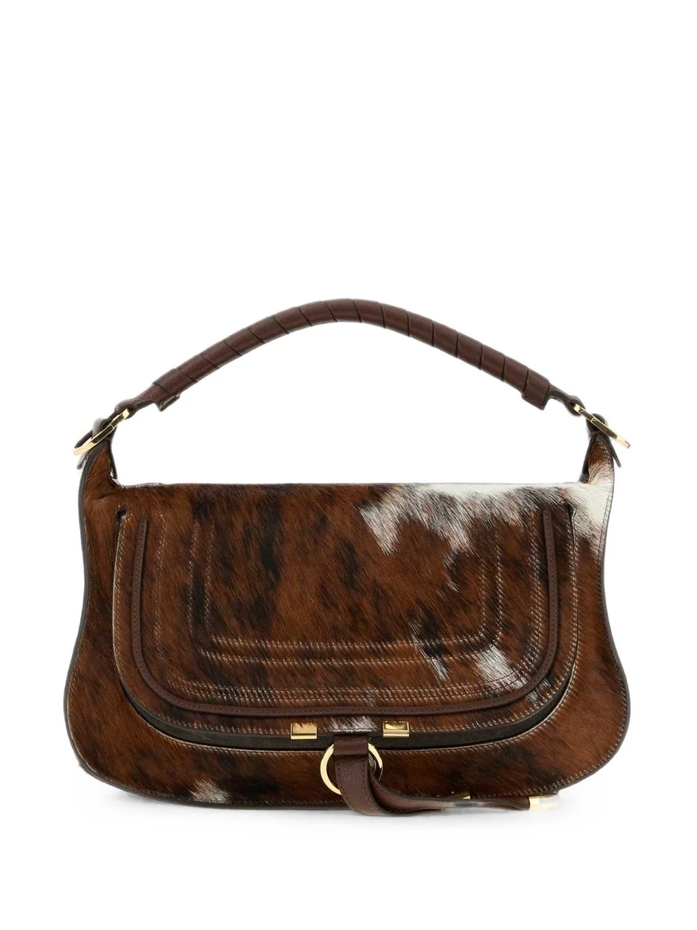Marcie Animal-Print Hand Bag by Chloé