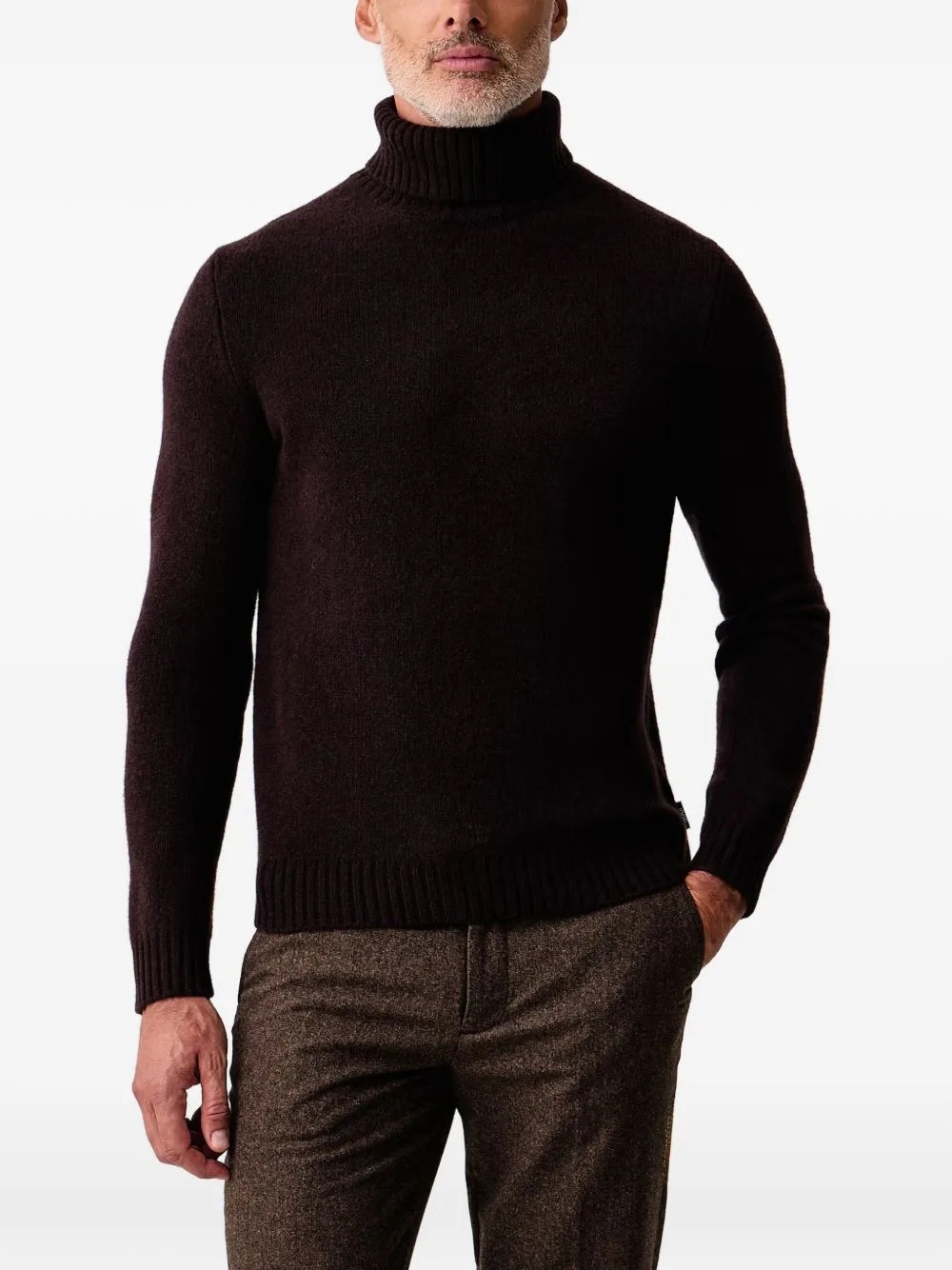 Roll-Neck Ribbed-Trim Sweater by Joop!