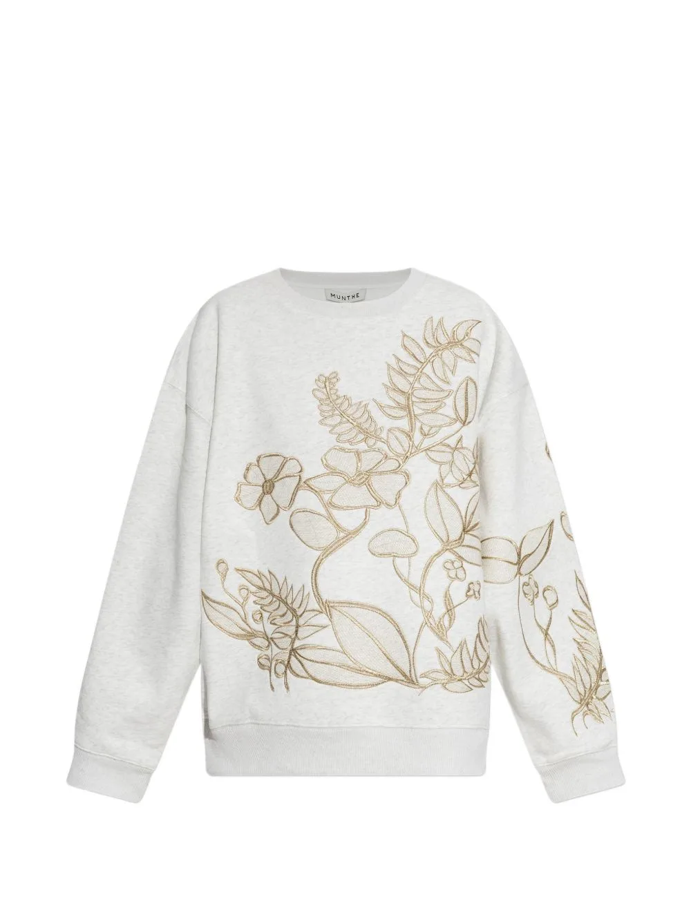 Floral-Embroidered Sweatshirt by MUNTHE