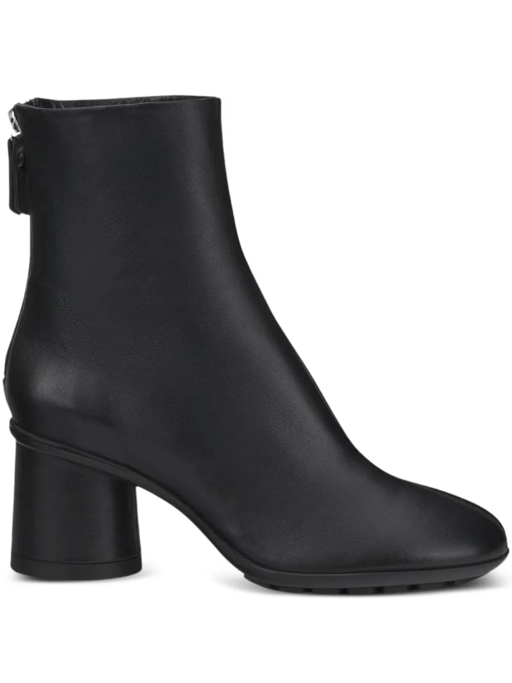 60mm Curvy Cylindrical-Heel Leather Boots by AGL