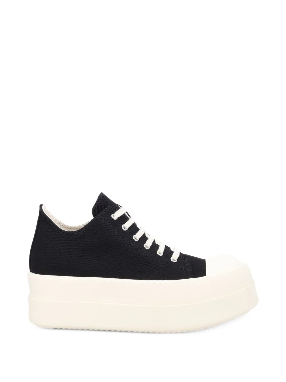 Temple Mega Bumper Low Sneaks 13oz Overdyed Denim by Rick Owens DRKSHDW
