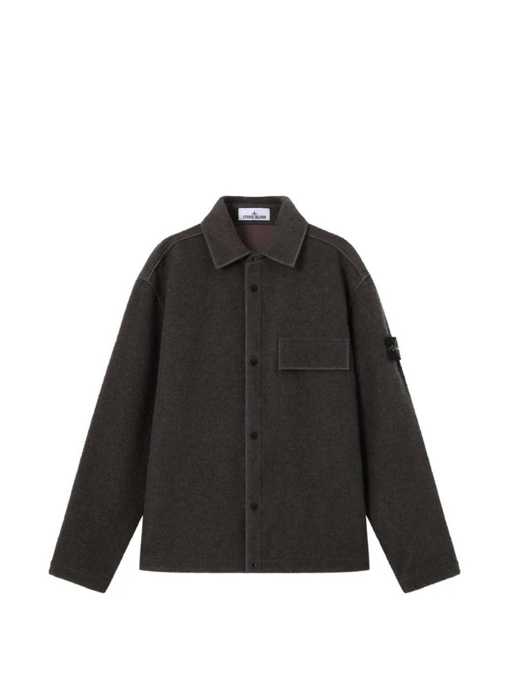 Micro Bouclé Overshirt by Stone Island