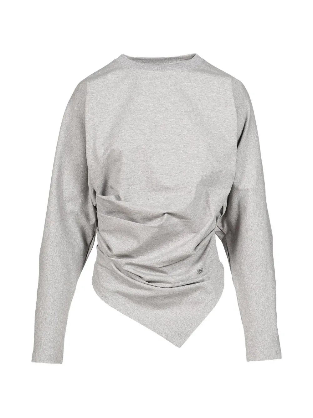 Blouse in Draped-Jersey
