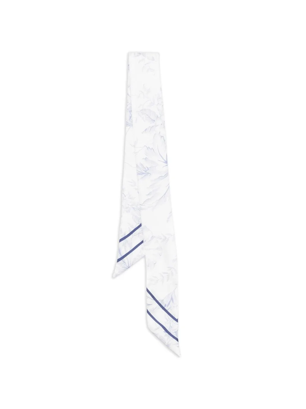 Floral Print Silk Scarf by Maje