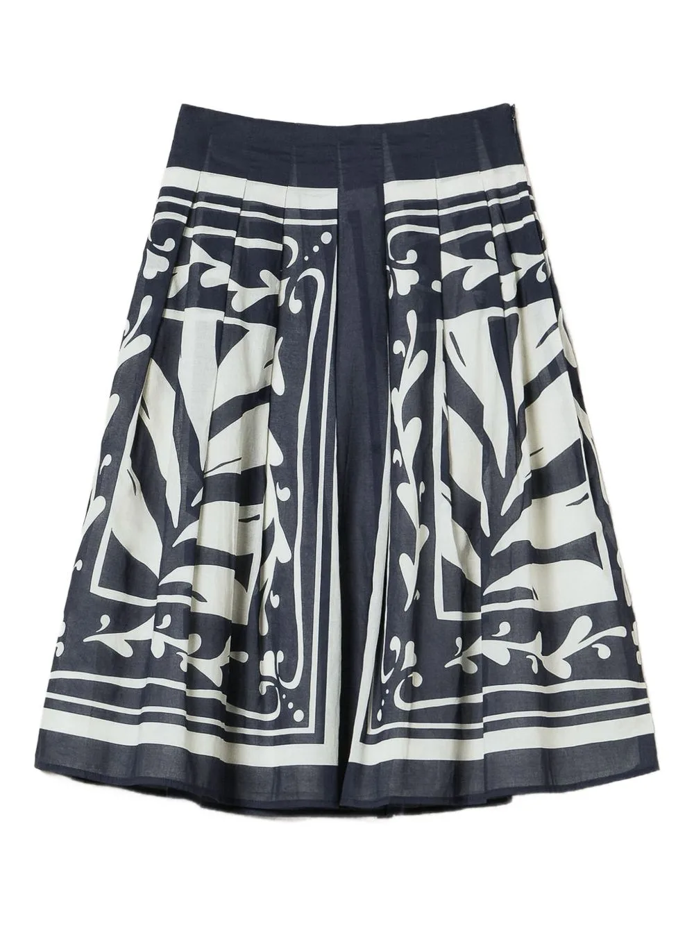 Floral-Print Pleated Skirt by TWINSET