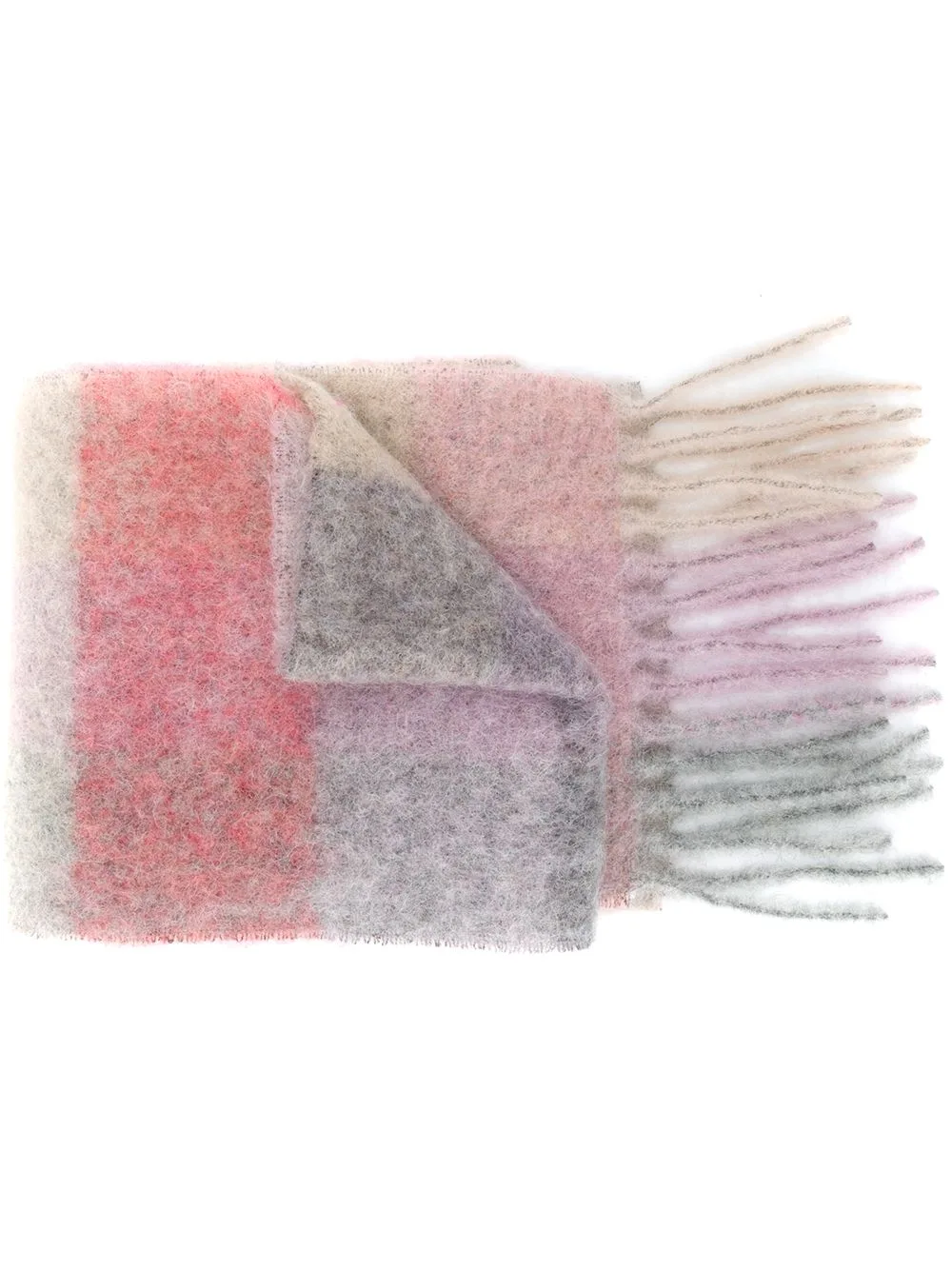 Mohair Checked Scarf by Acne Studios