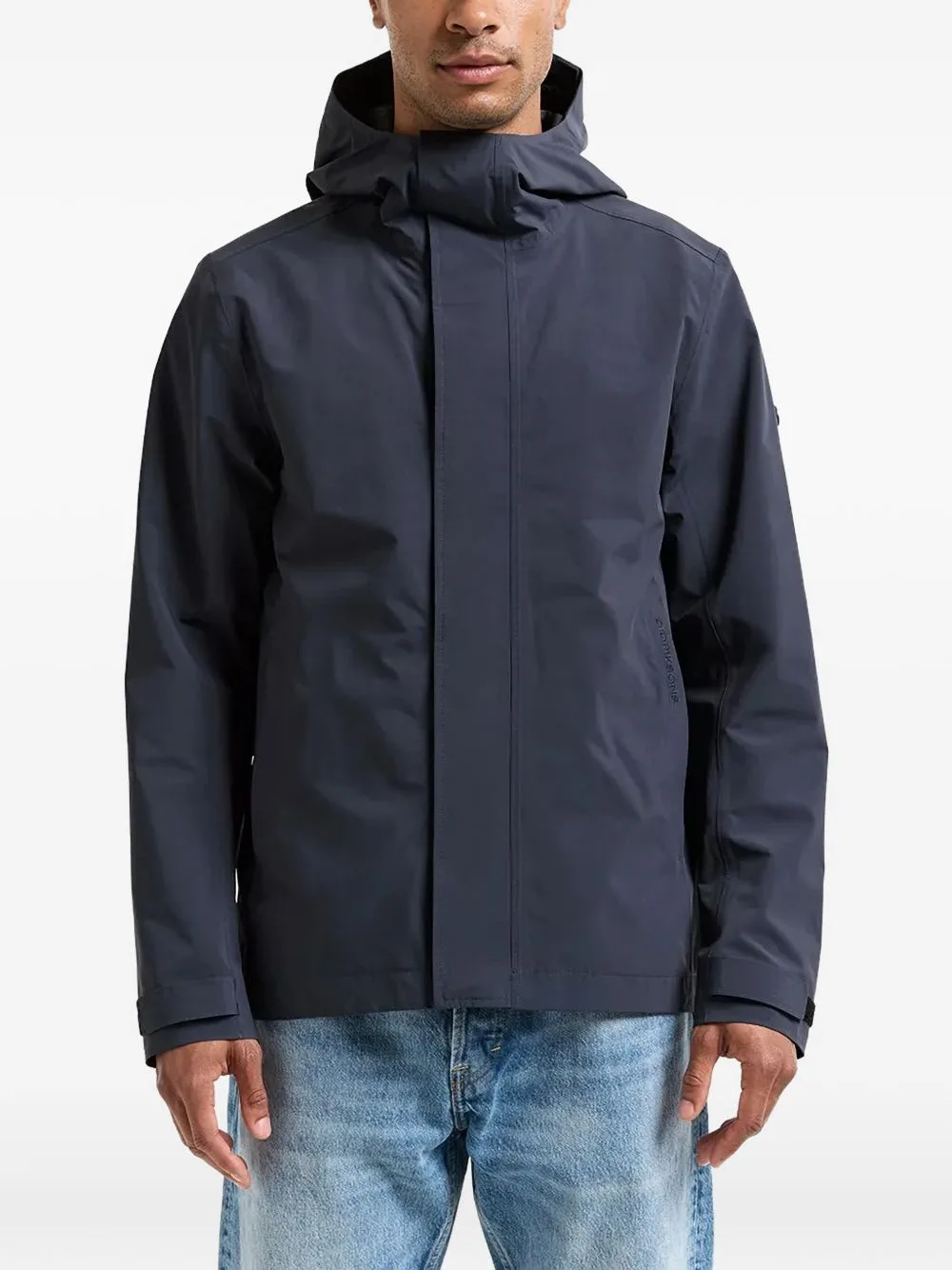 Logan Hooded Logo-Print Jacket by Didriksons