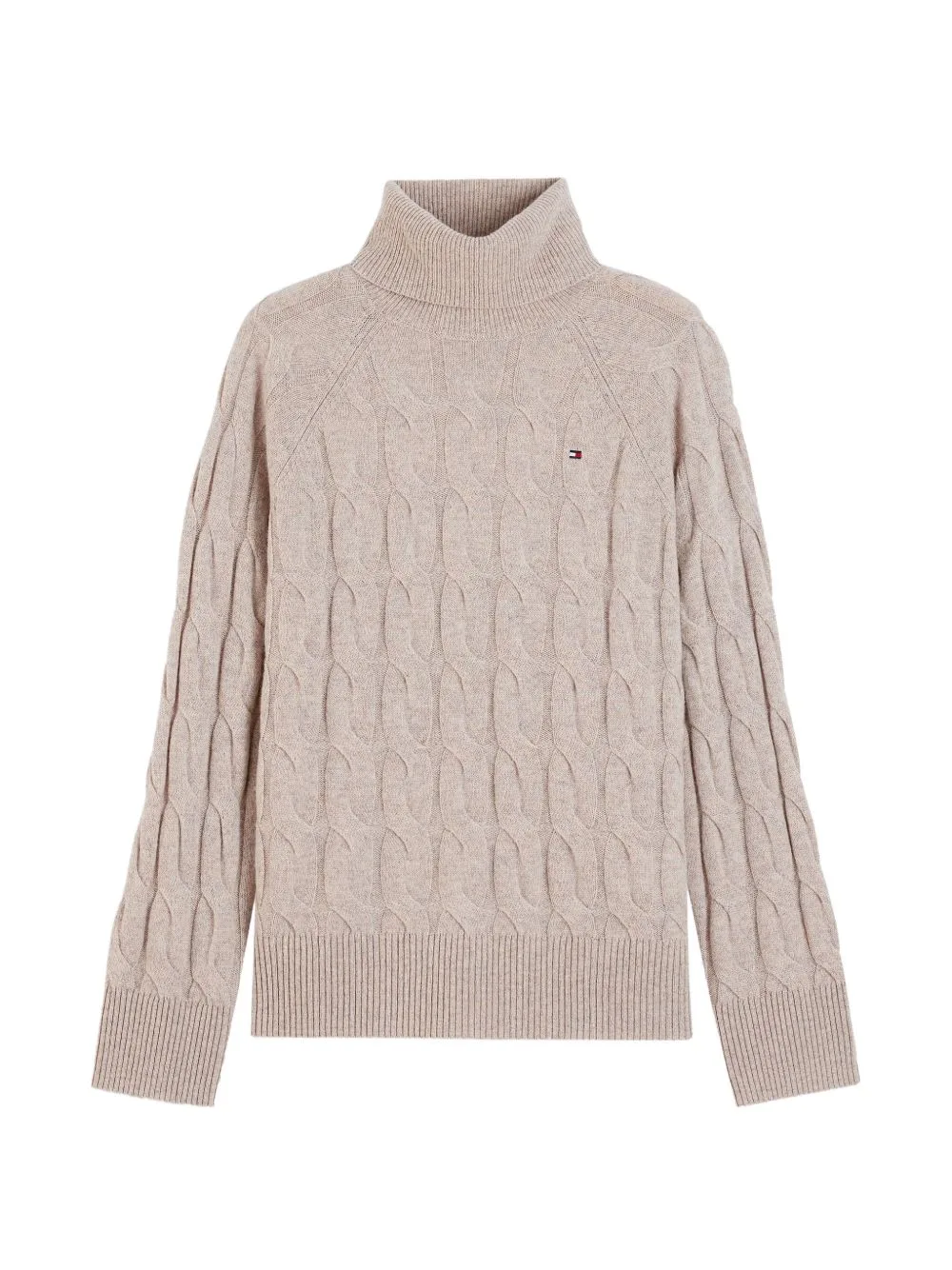 Cable-Knit Roll-Neck Sweater by Tommy Hilfiger