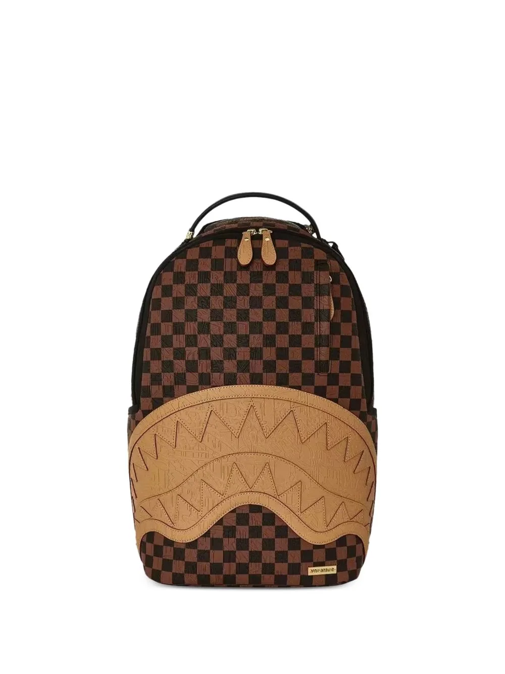 Shark Mouth Checked Backpack by Sprayground