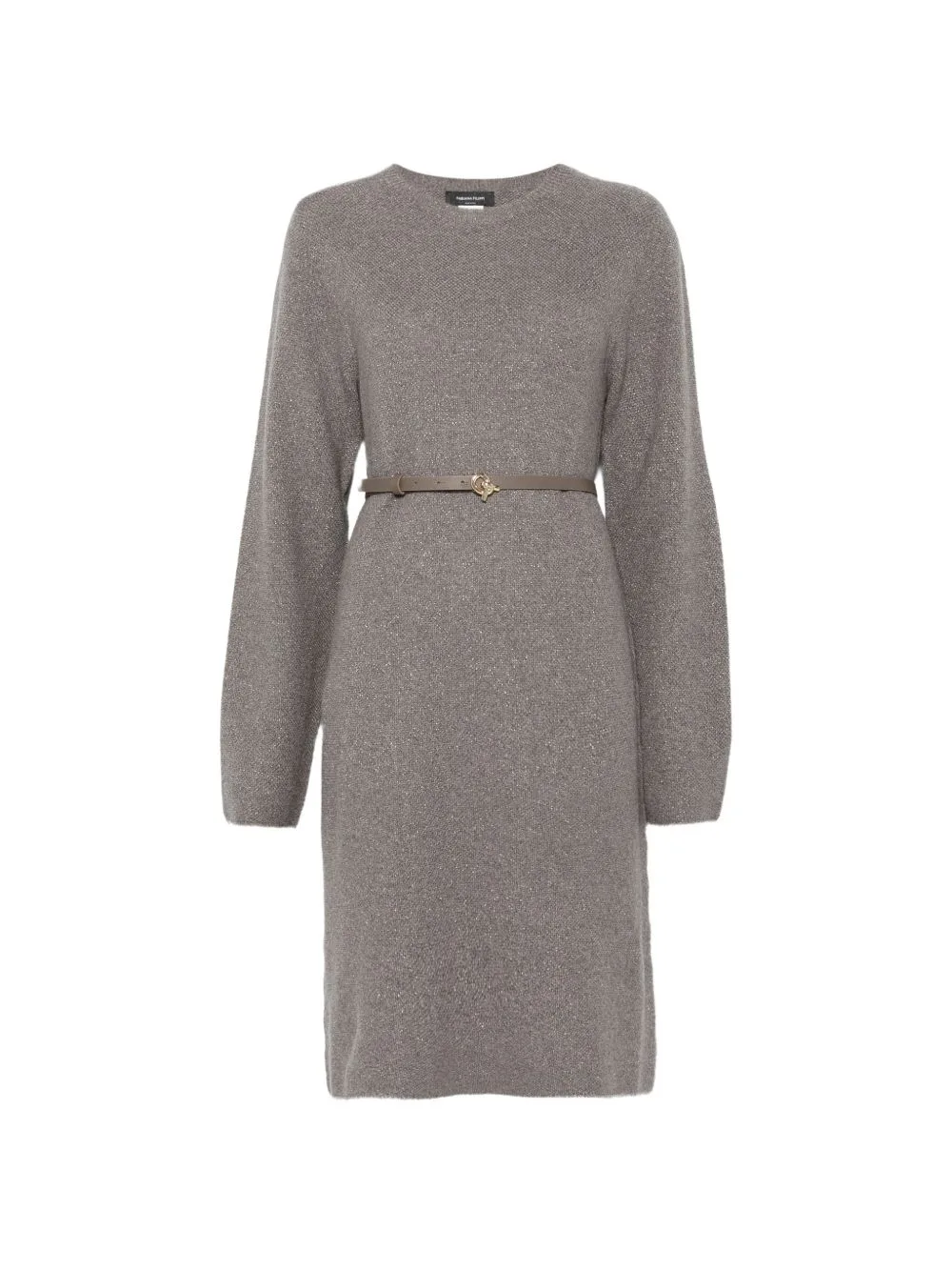 Belted Knit Mini Dress by Fabiana Filippi