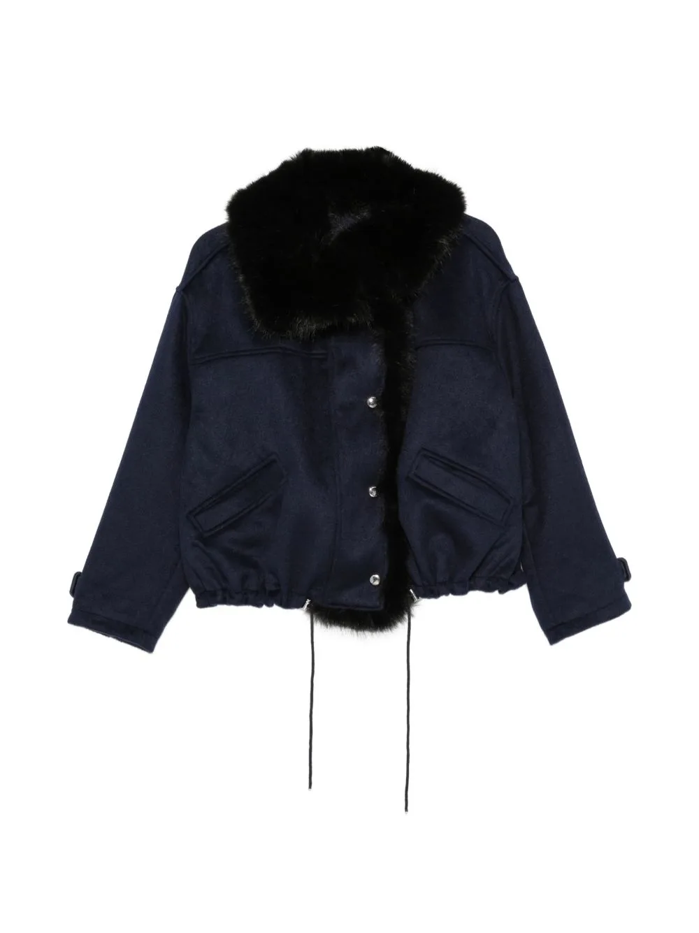 Shawl-Collar Coat by Maje
