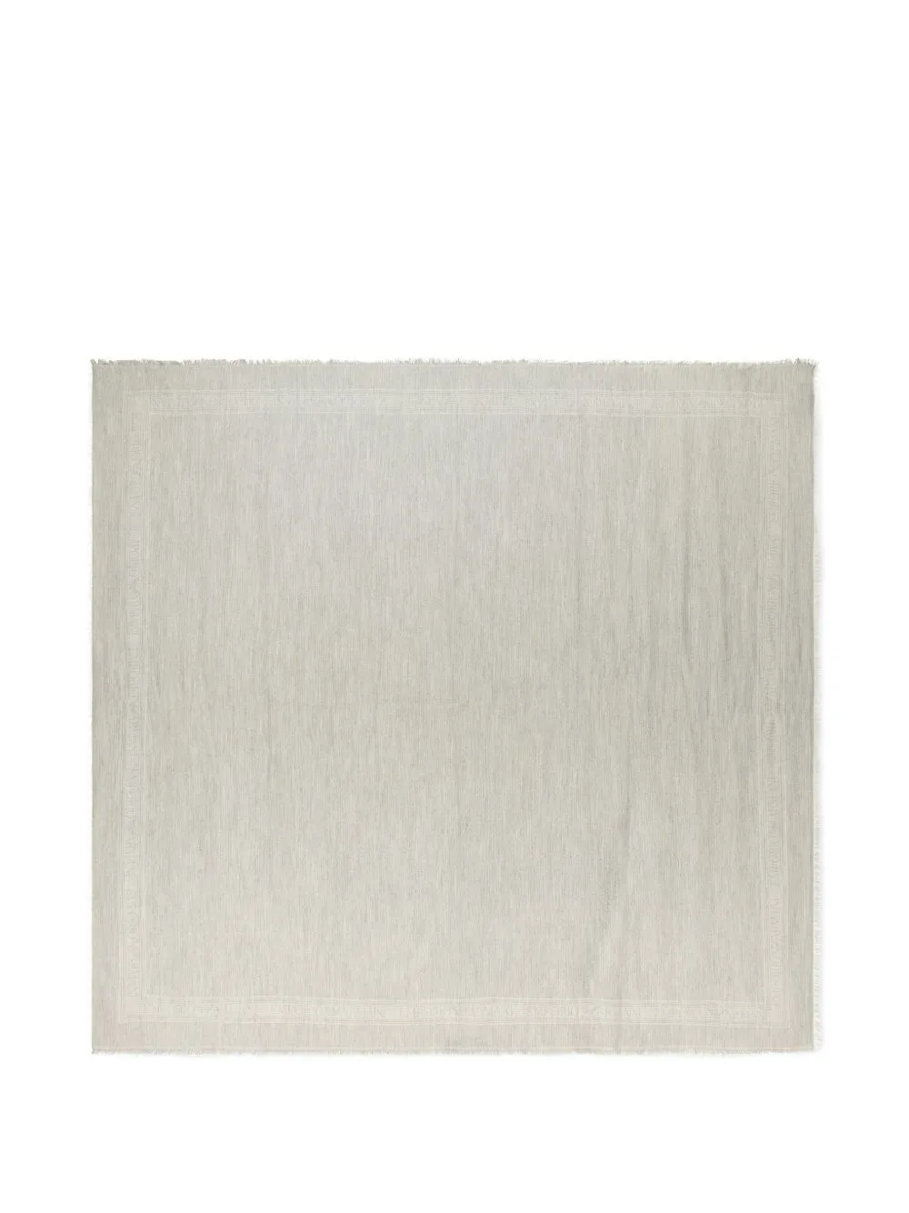 Signature Logo-Print Frayed Scarf