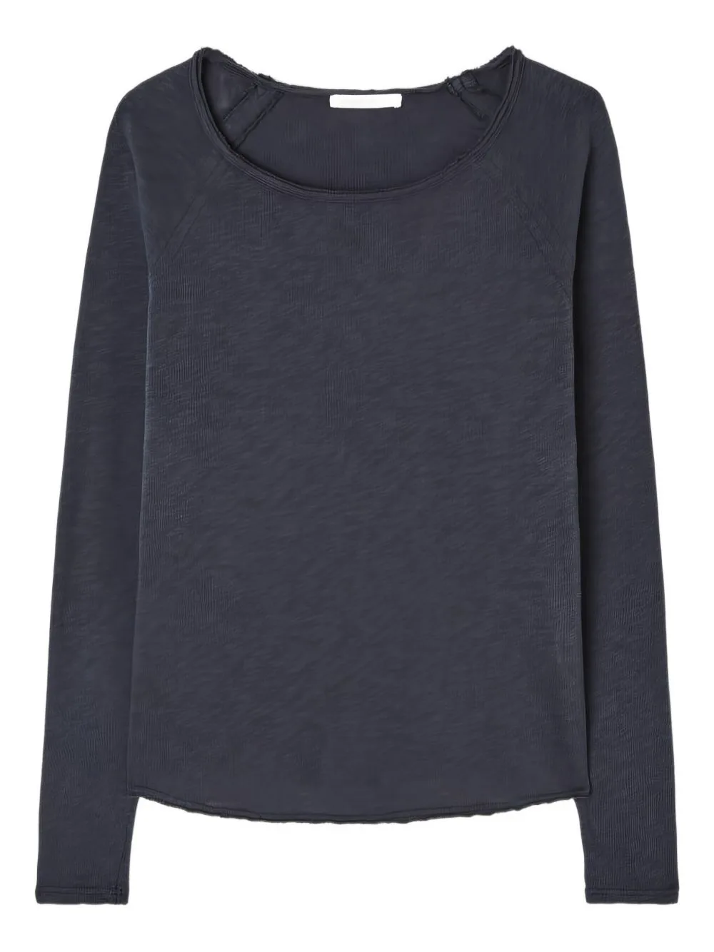 Raglan-Sleeve Raw-Edge T-Shirt by American Vintage