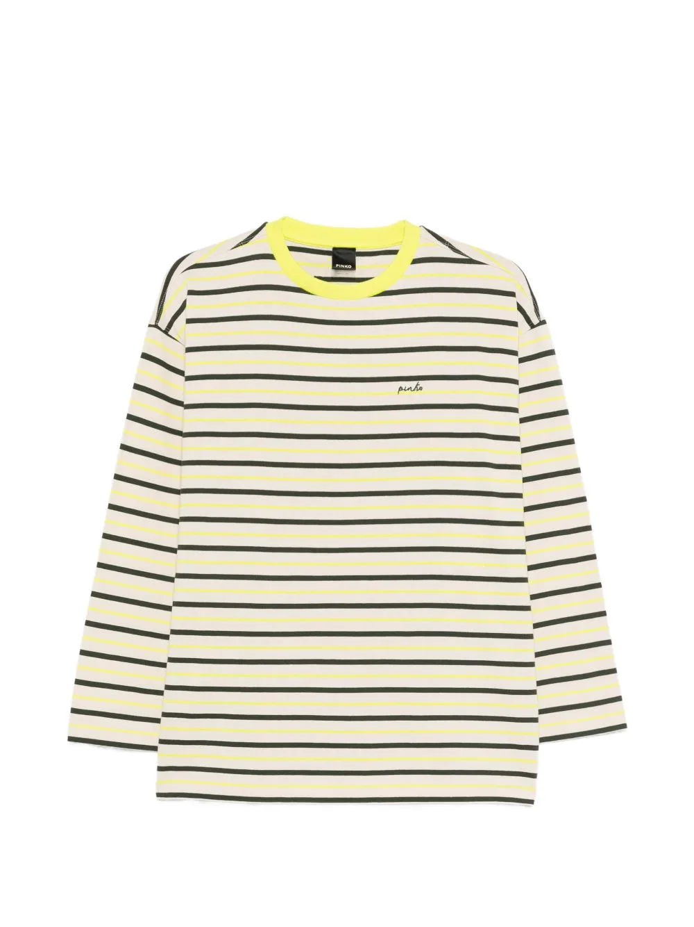 Striped Top with PINKO Embroidery by PINKO