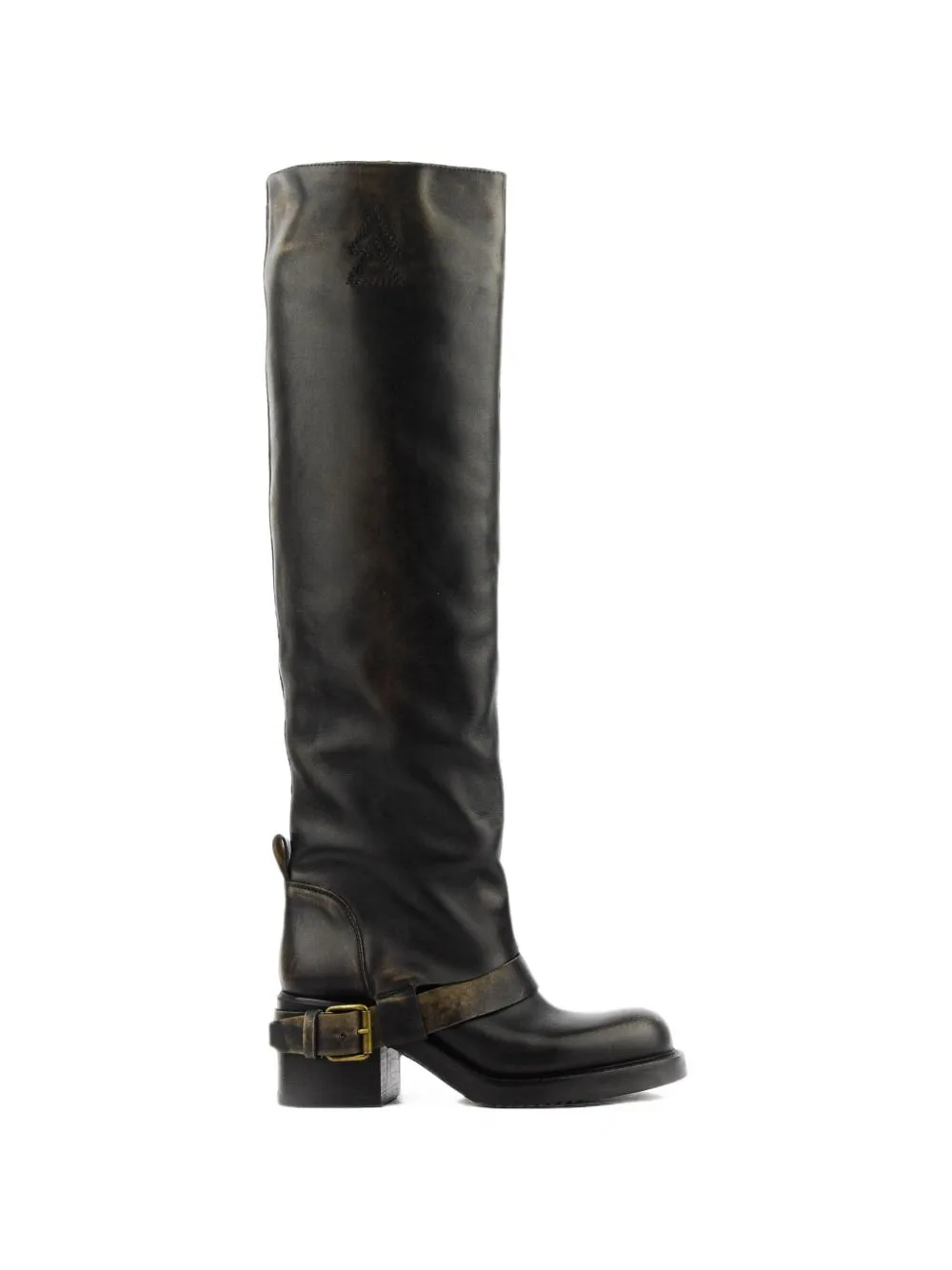 Buckled Leather Boots by Elena Iachi