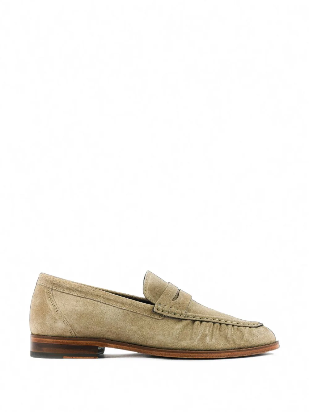 Suede Penny Loafers by Posa