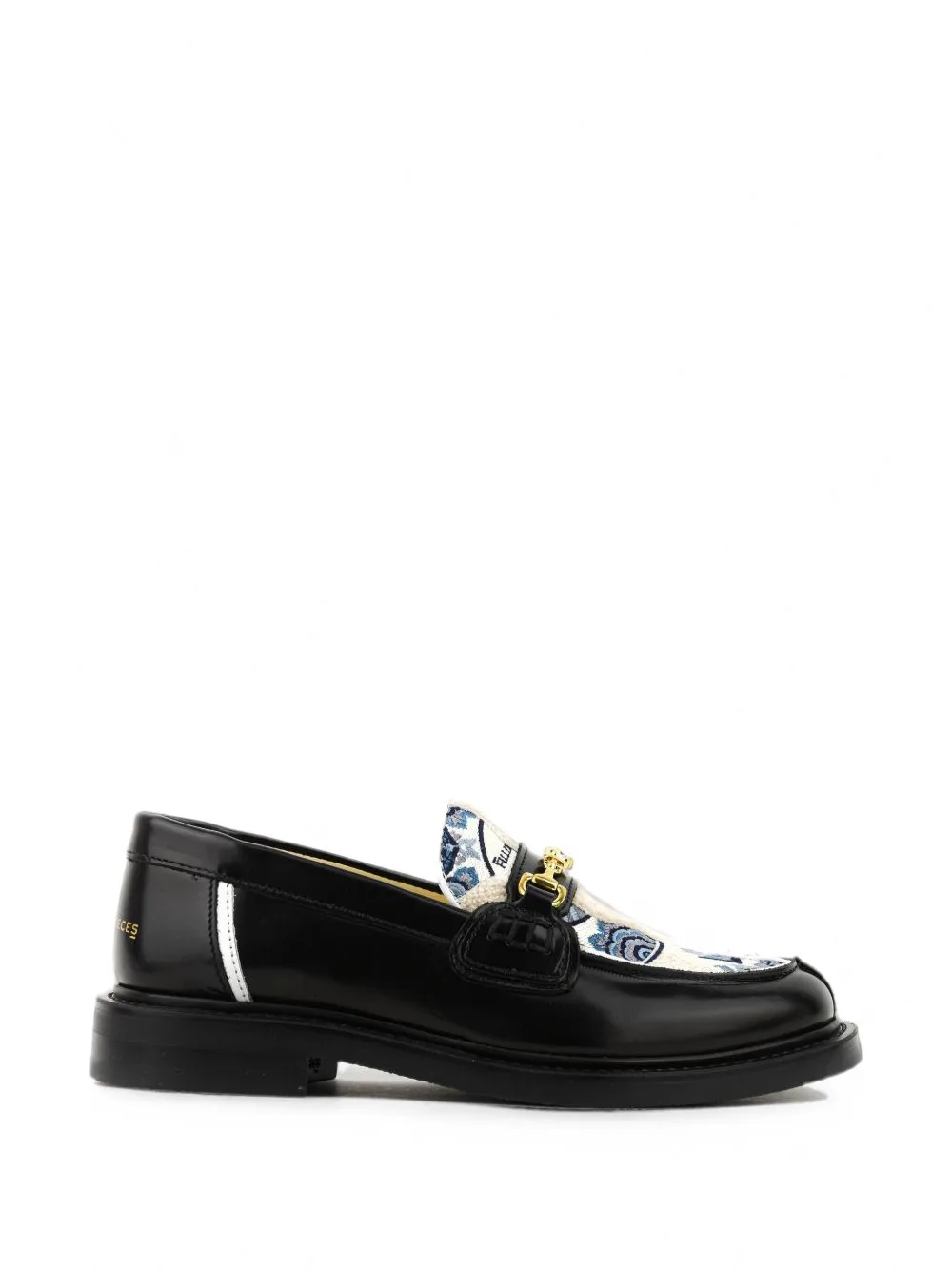 Broken Plate Round-Toe Loafers by Filling Pieces