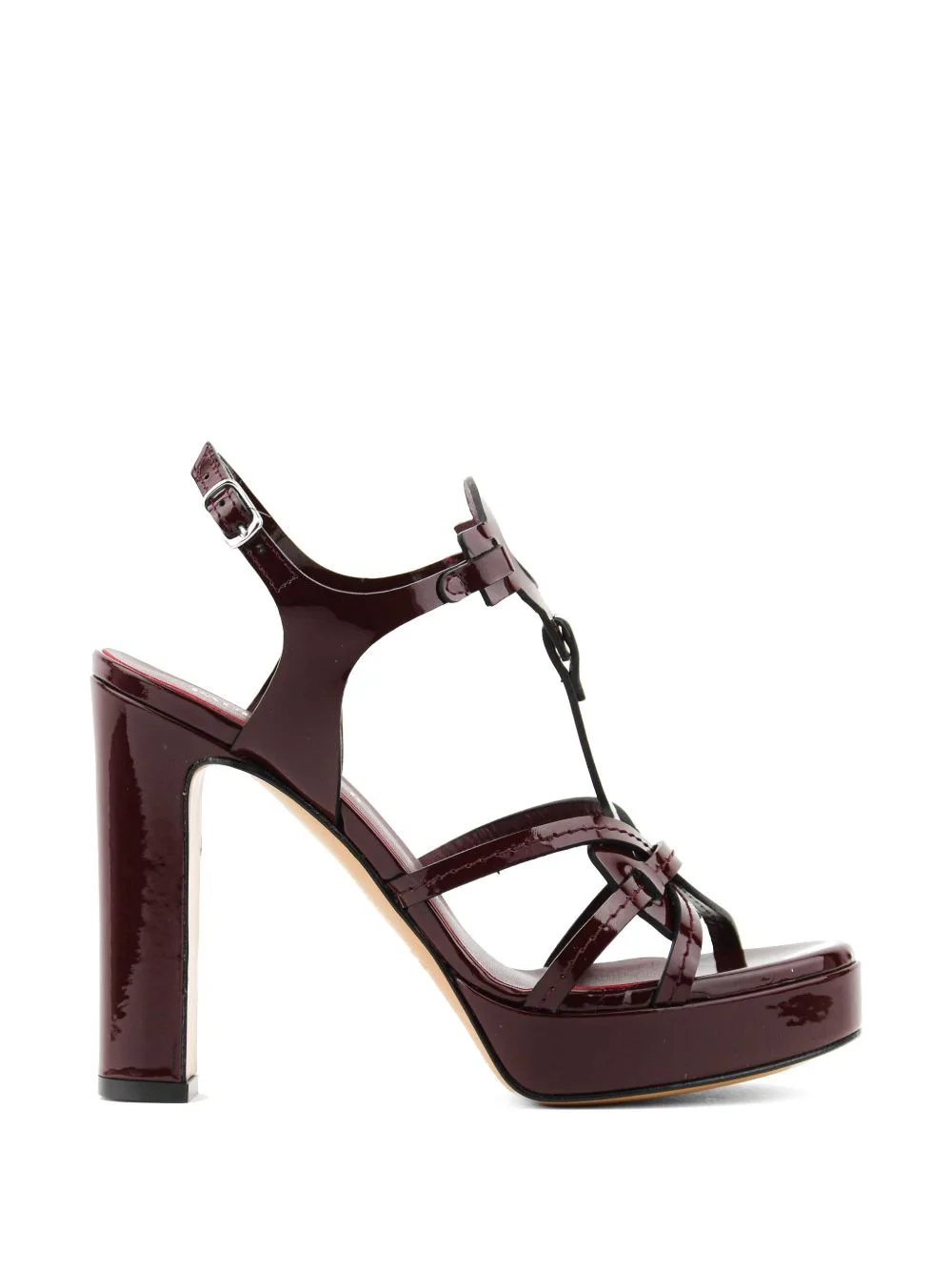 Paris Leather Heeled Sandals by Paul Warmer