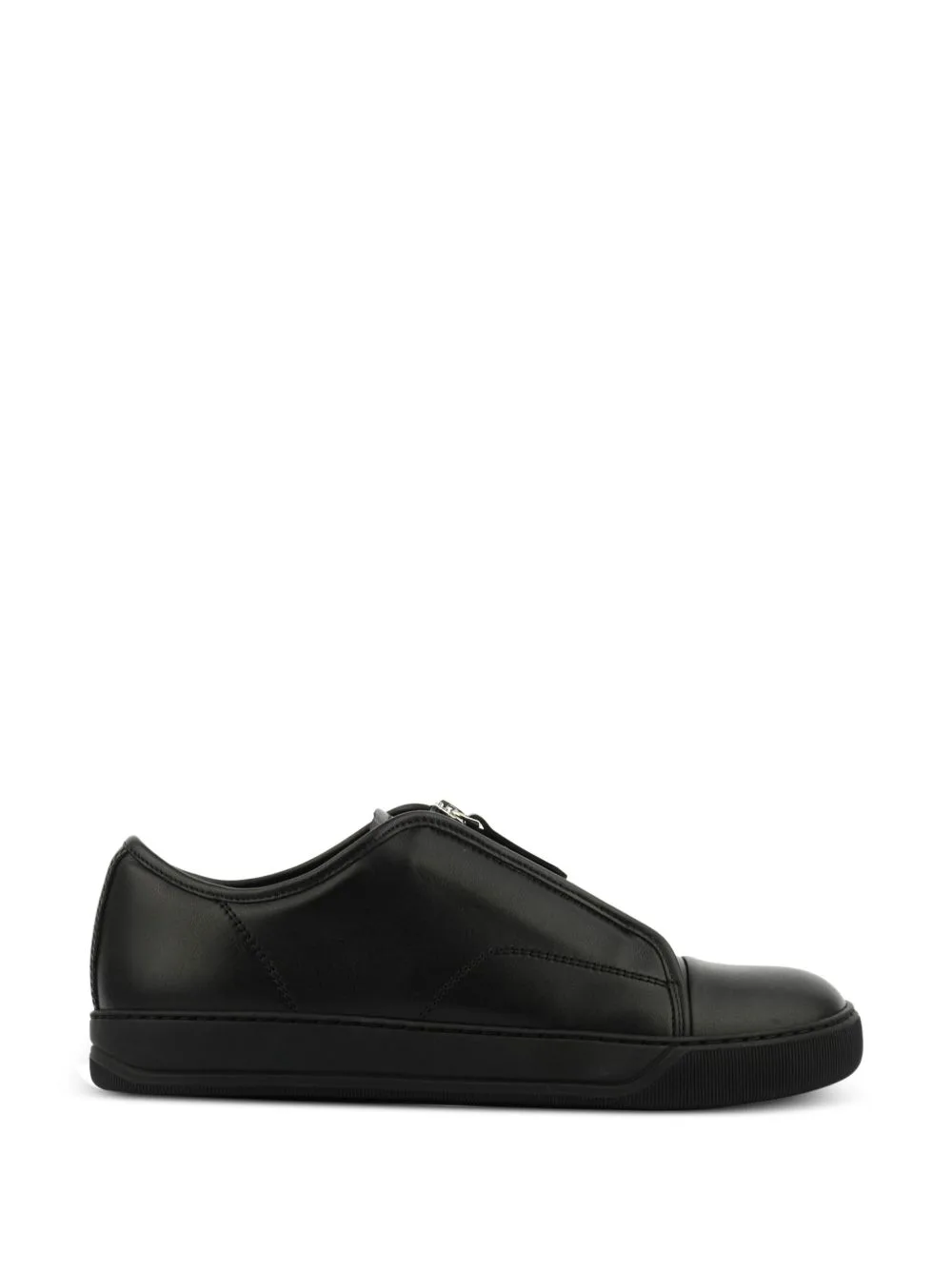 DBB1 Zip Sneakers in Leather by Lanvin