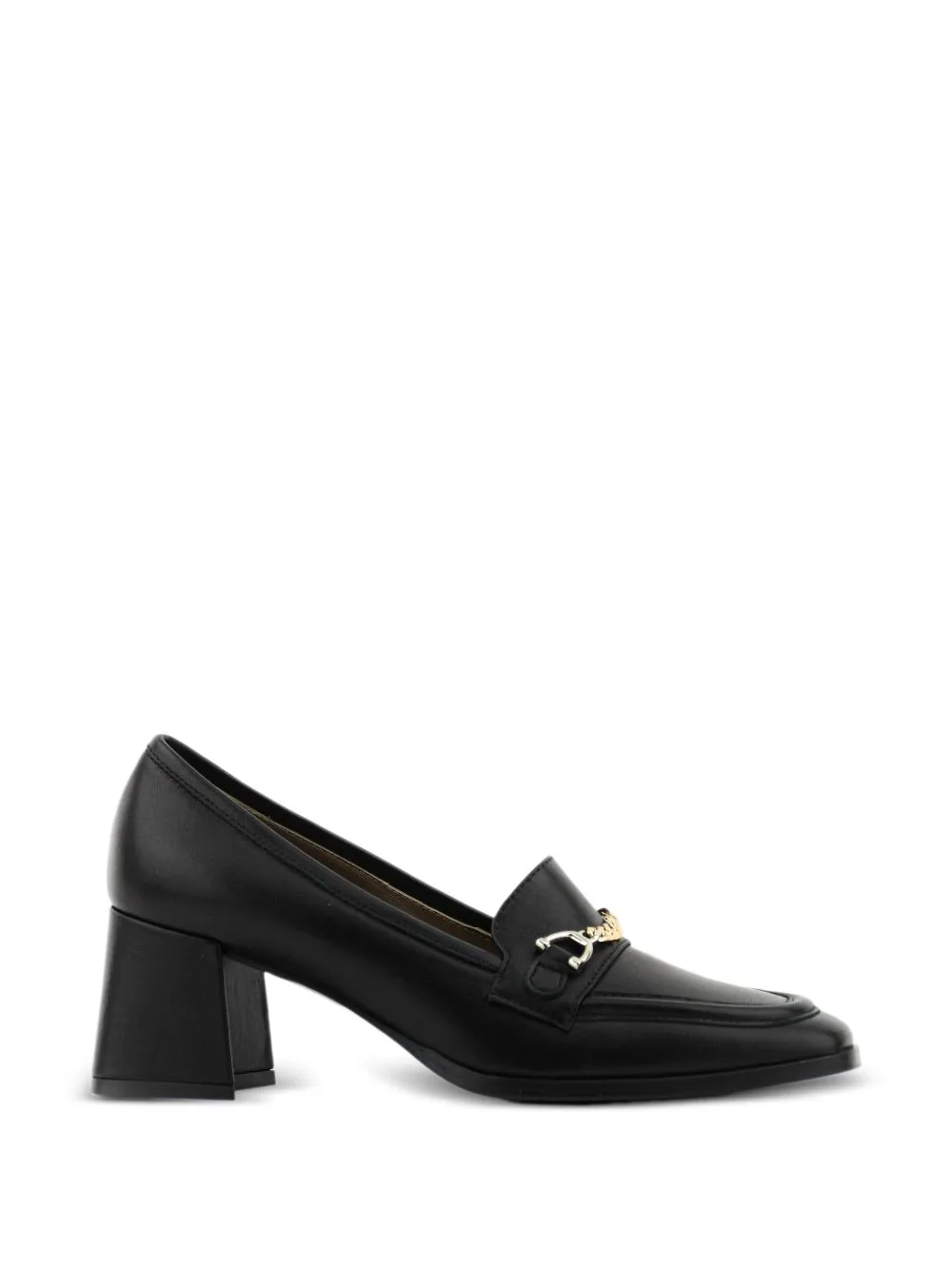Gert Chain-Link Leather Pumps by Roberto Festa
