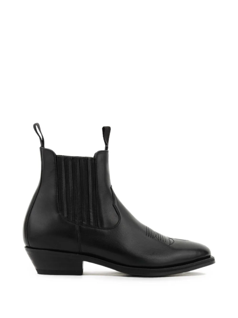 Gaucho Embroidered Leather Chelsea Boots by Paul Warmer