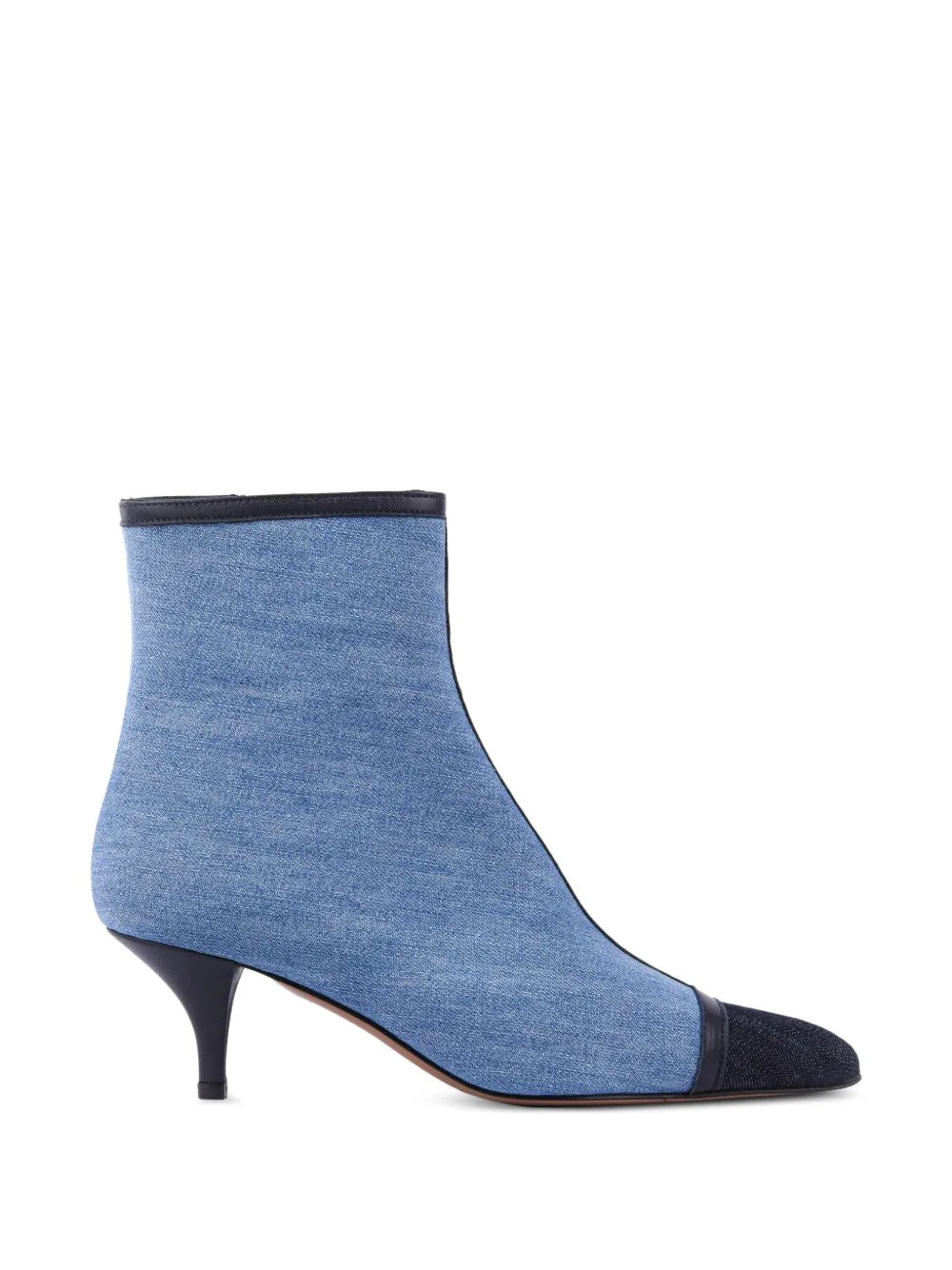 Pointed-Toe Panelled Ankle Boots by Paul Warmer