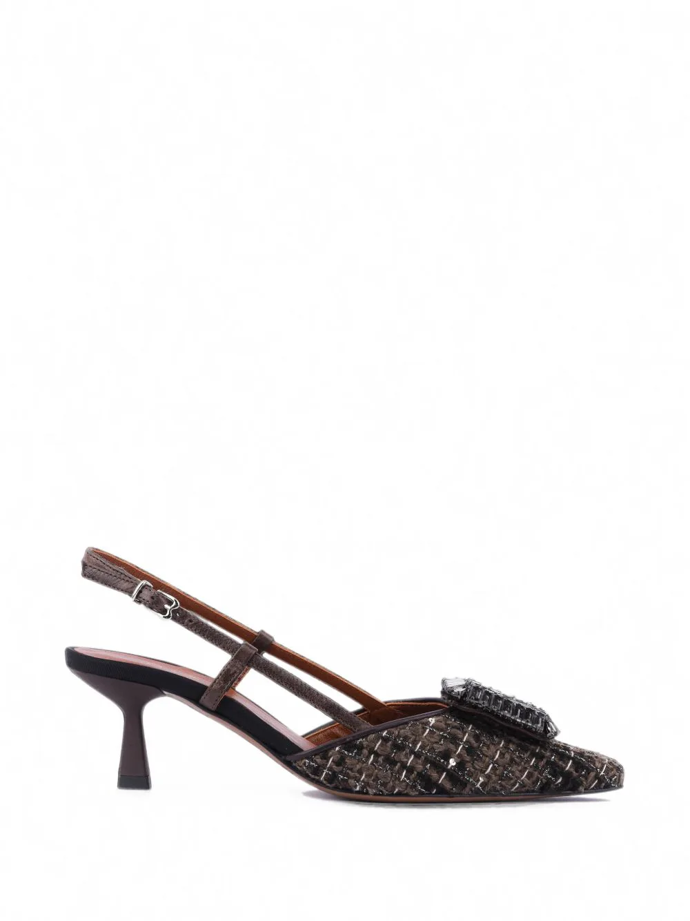 Loulou Crystal-Buckle Boucle Pumps by Paul Warmer