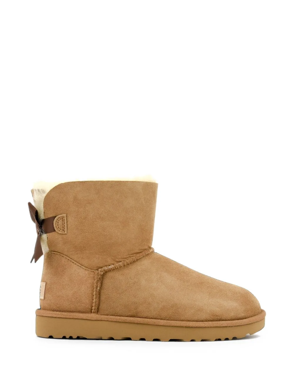 Mini Bailey Bow II Leather Ankle Boots by UGG