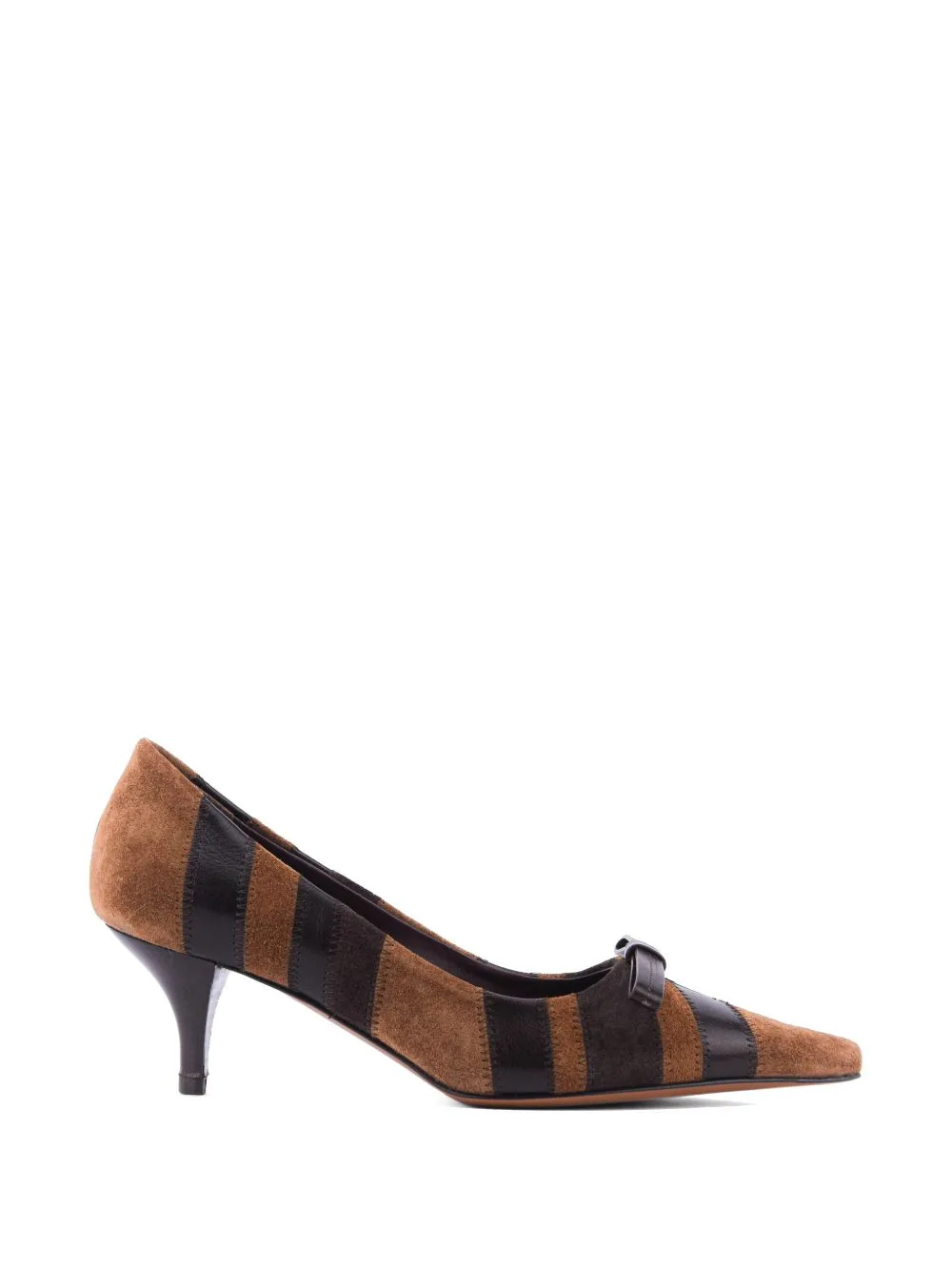 Bow-Detail Panelled Pumps by Roberto Festa