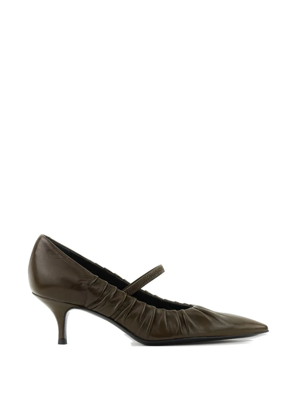 Vendome Ruched Strap Pumps by Paul Warmer