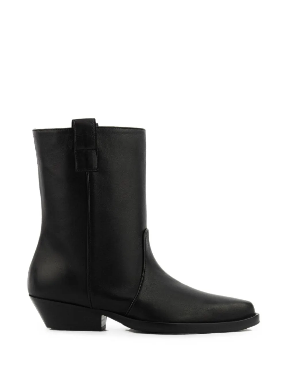 Kid Again Leather Ankle Boots by ROTUE