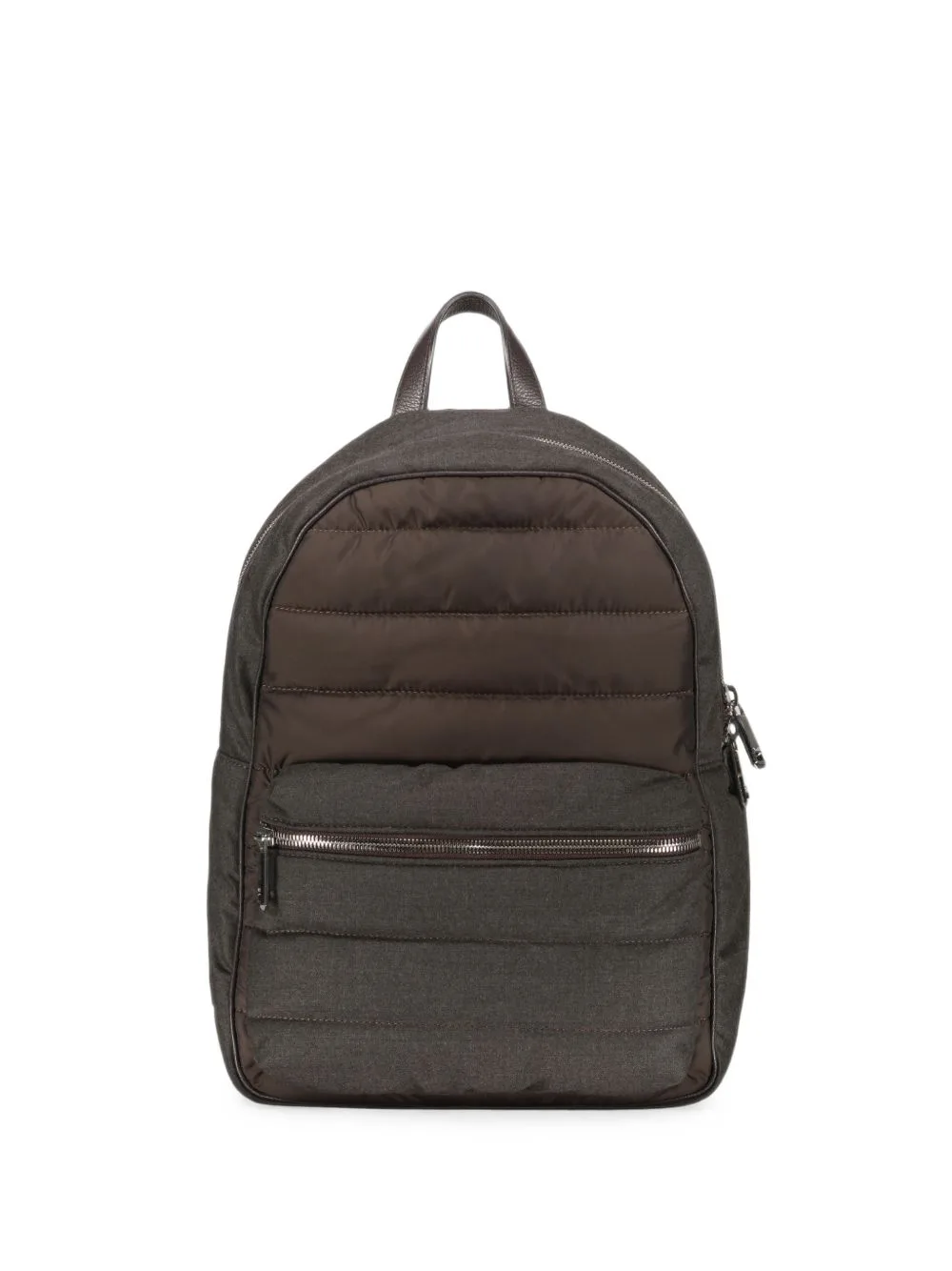 Gerson Quilted Front-Pocket Backpack by Moorer