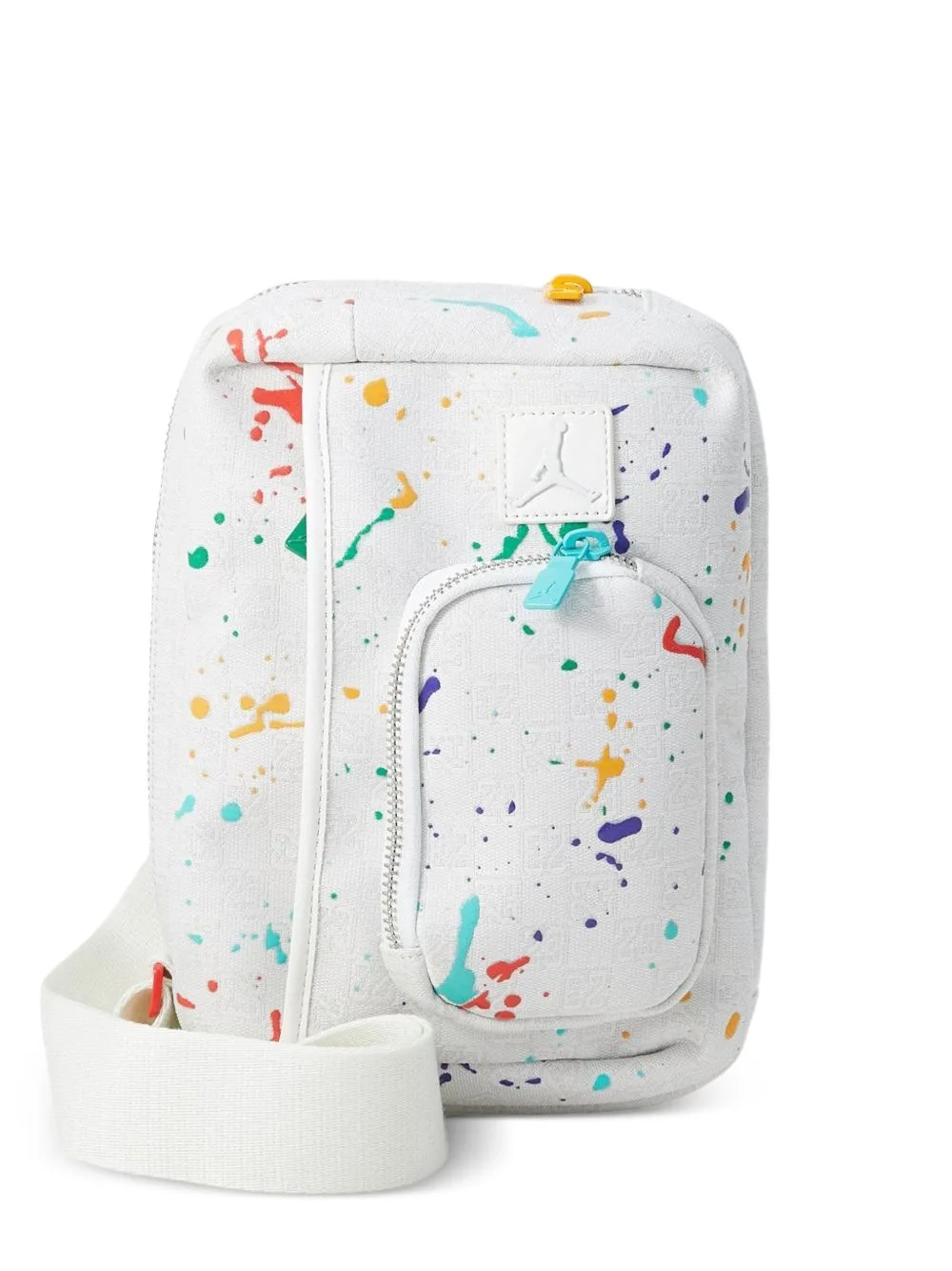 23 Monogram Paint-Splatter Sling Bag by Jordan