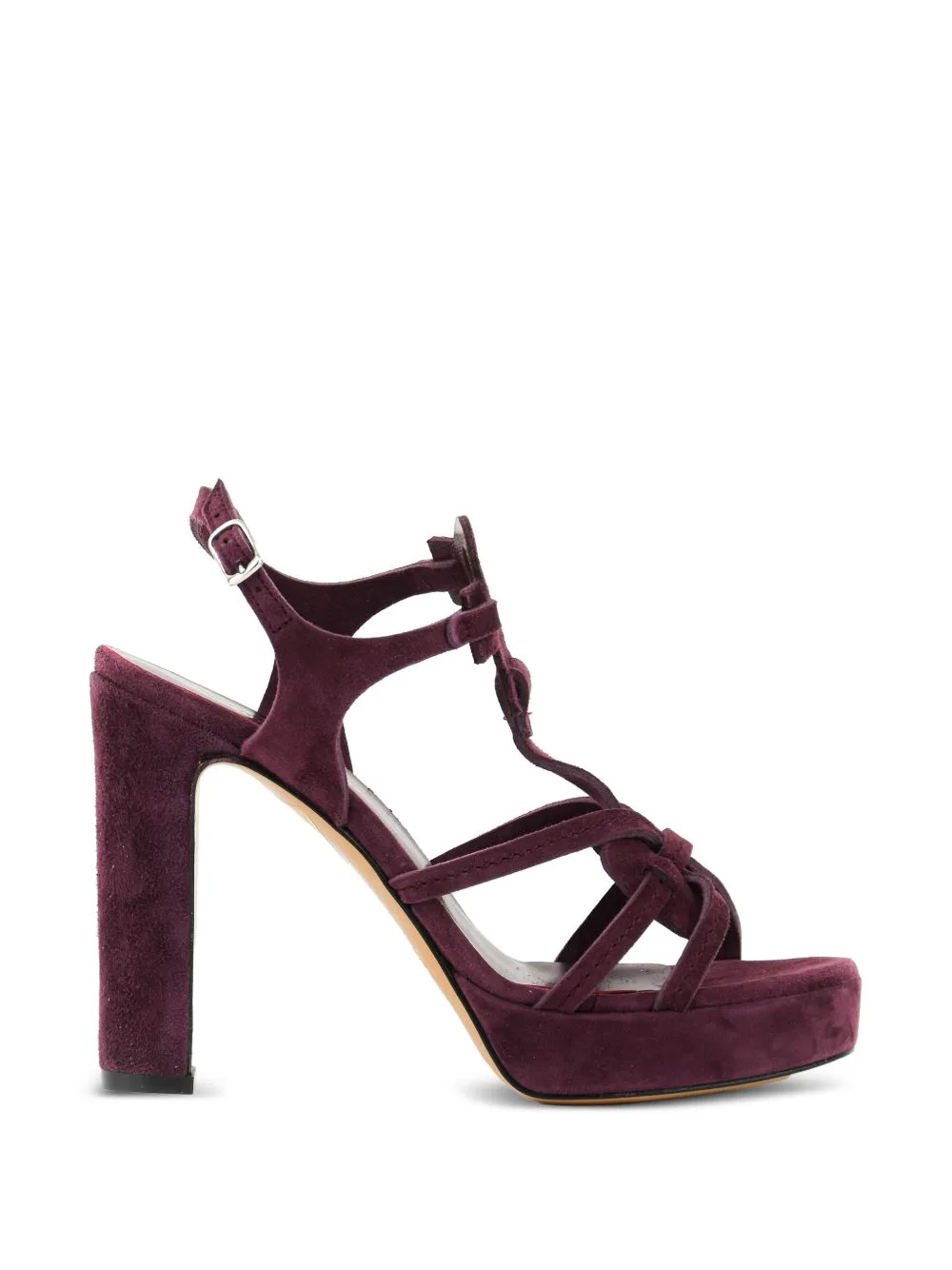123 Paris T-Bar High-Heeled Sandals by Paul Warmer