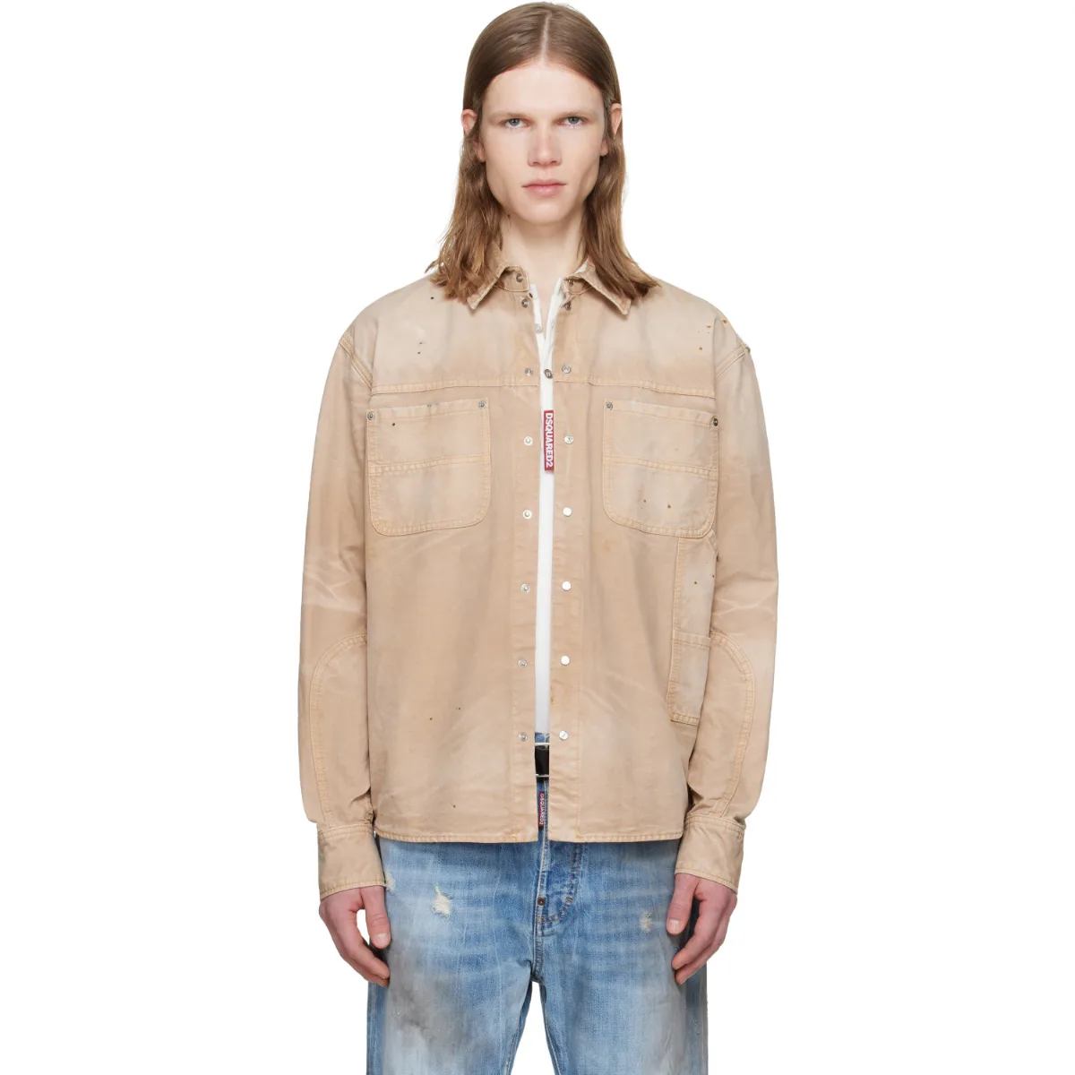Garment Dyed Carpenter Shirt by Dsquared2
